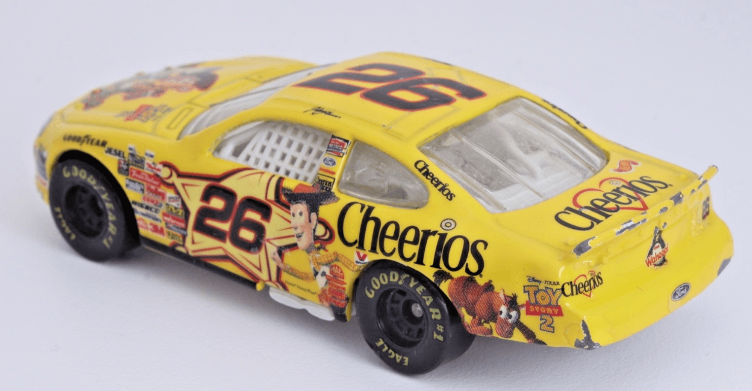 1999 Hot Wheels ~ NASCAR Johnny Benson #26 Cheerios Toy Story 2 FORD TAURUS 1/64 - Thumbnail 6
