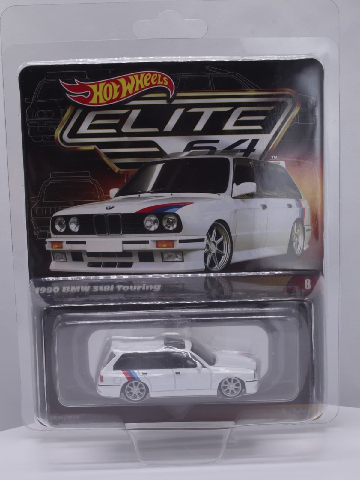 2024 Hot Wheels Elite 64 ~ 1990 BMW 318i E30 WAGON ~ RLC Exclusive 1:64 - Thumbnail 2