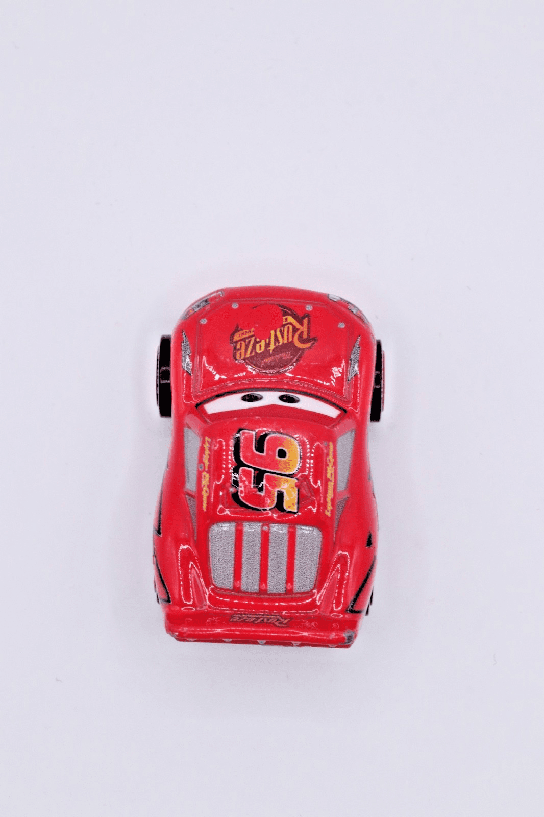 Disney Pixar Cars ~ Mini Racers ~ LIGHTNING MCQUEEN #95 Rust-eze 1:100 - Thumbnail 5
