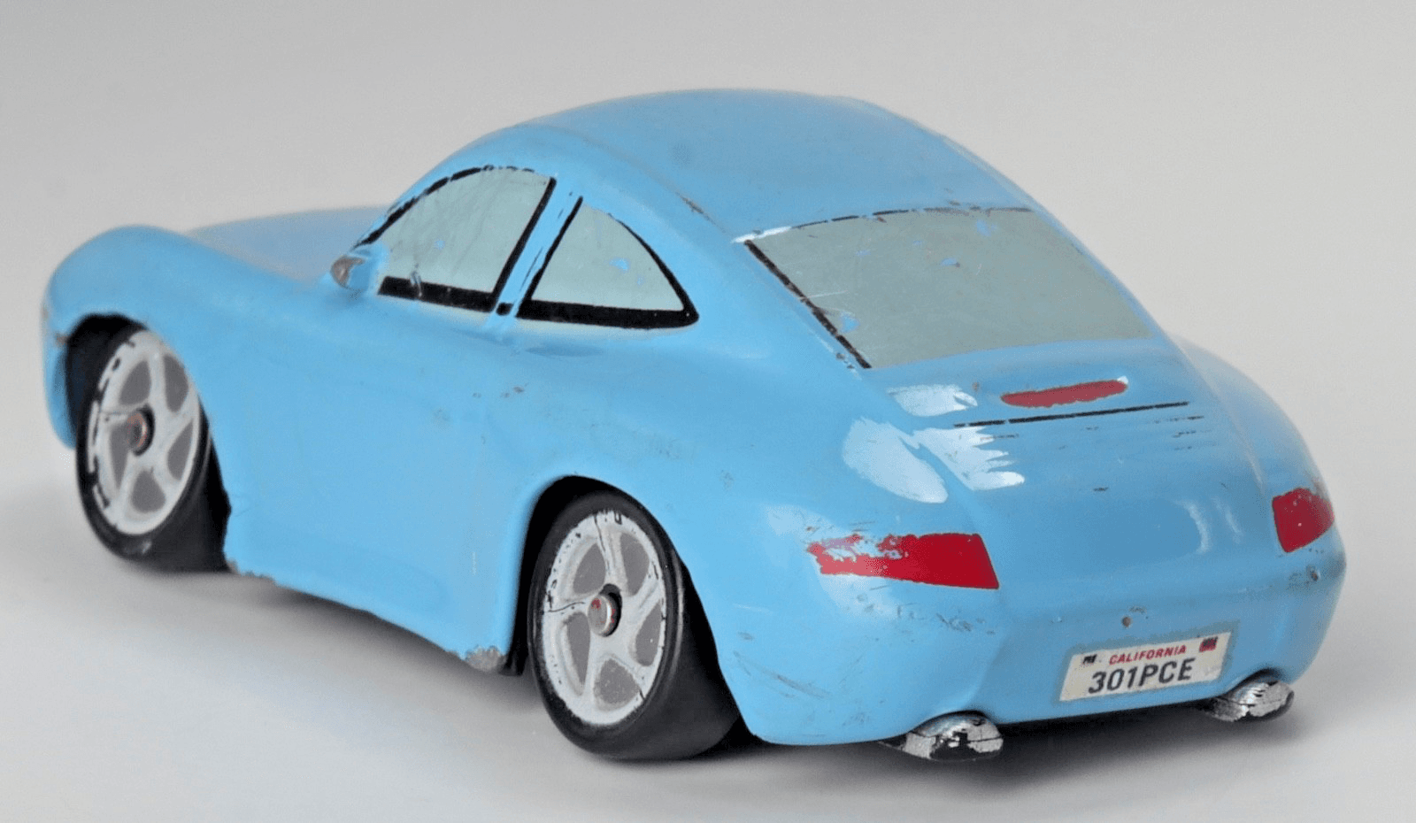 Disney Pixar Cars ~ SALLY CARRERA ~ Blue Porsche 911 ~ 1:55 Diecast - Thumbnail 5