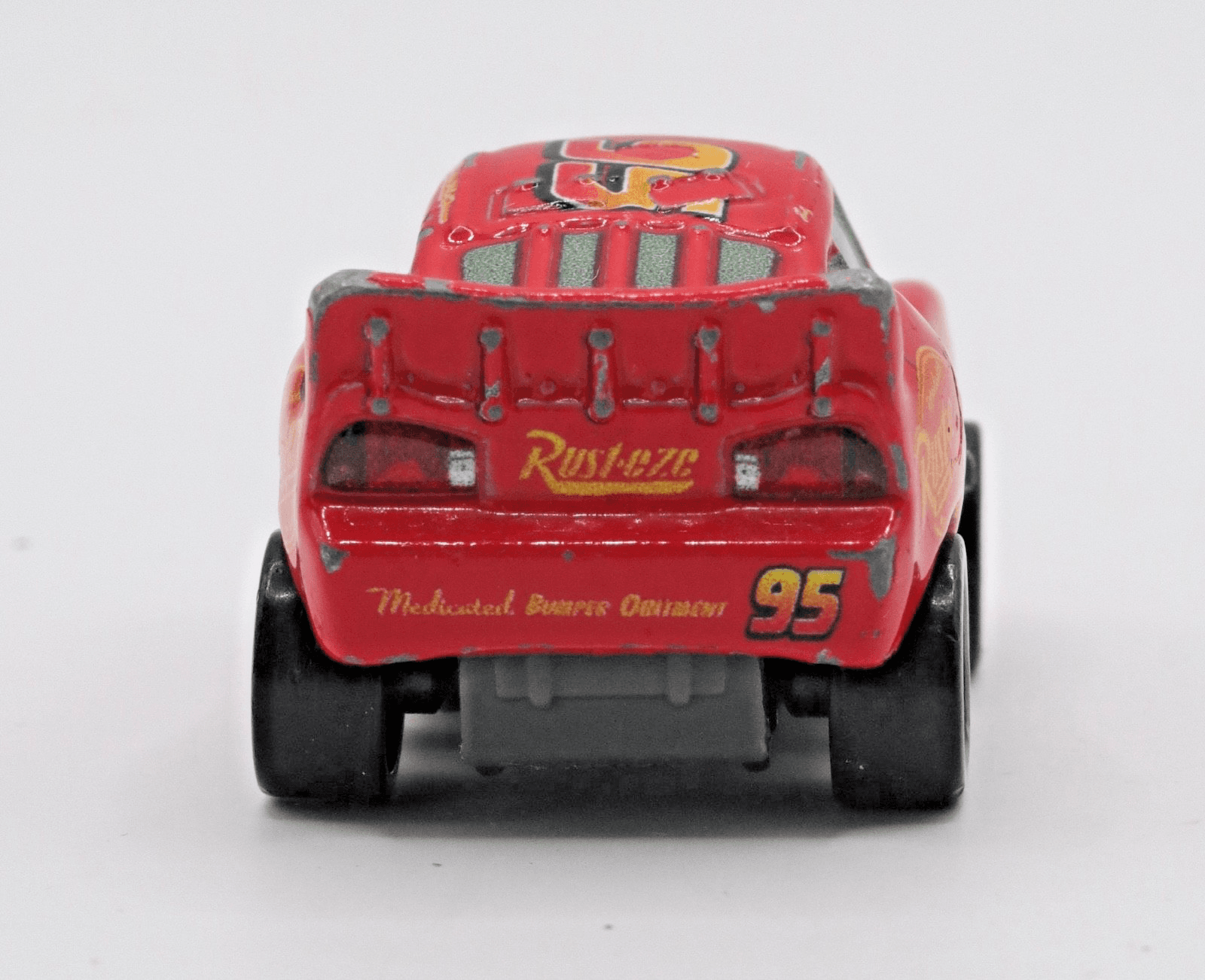 Disney Pixar Cars ~ Mini Racers ~ LIGHTNING MCQUEEN #95 Rust-eze 1:100 - Thumbnail 4