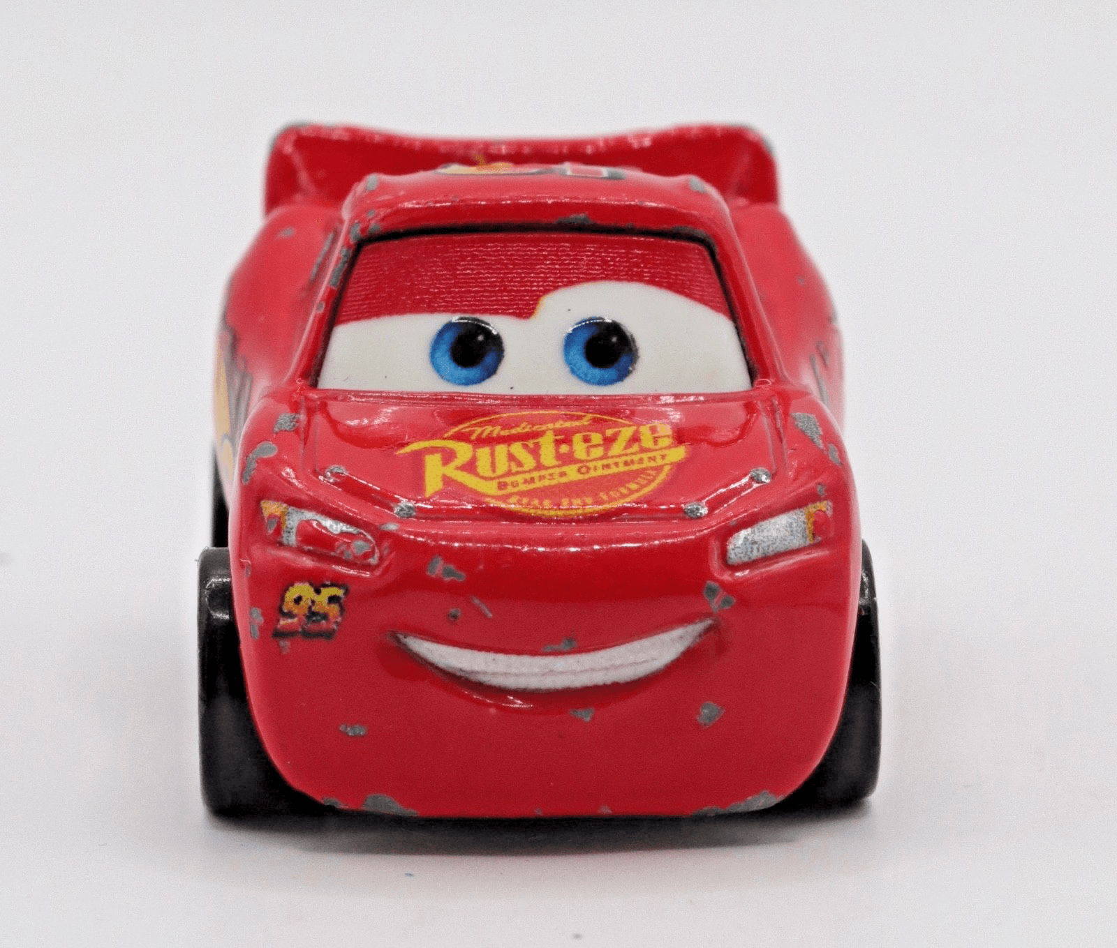 Disney Pixar Cars ~ Mini Racers ~ LIGHTNING MCQUEEN #95 Rust-eze 1:100 - Thumbnail 3