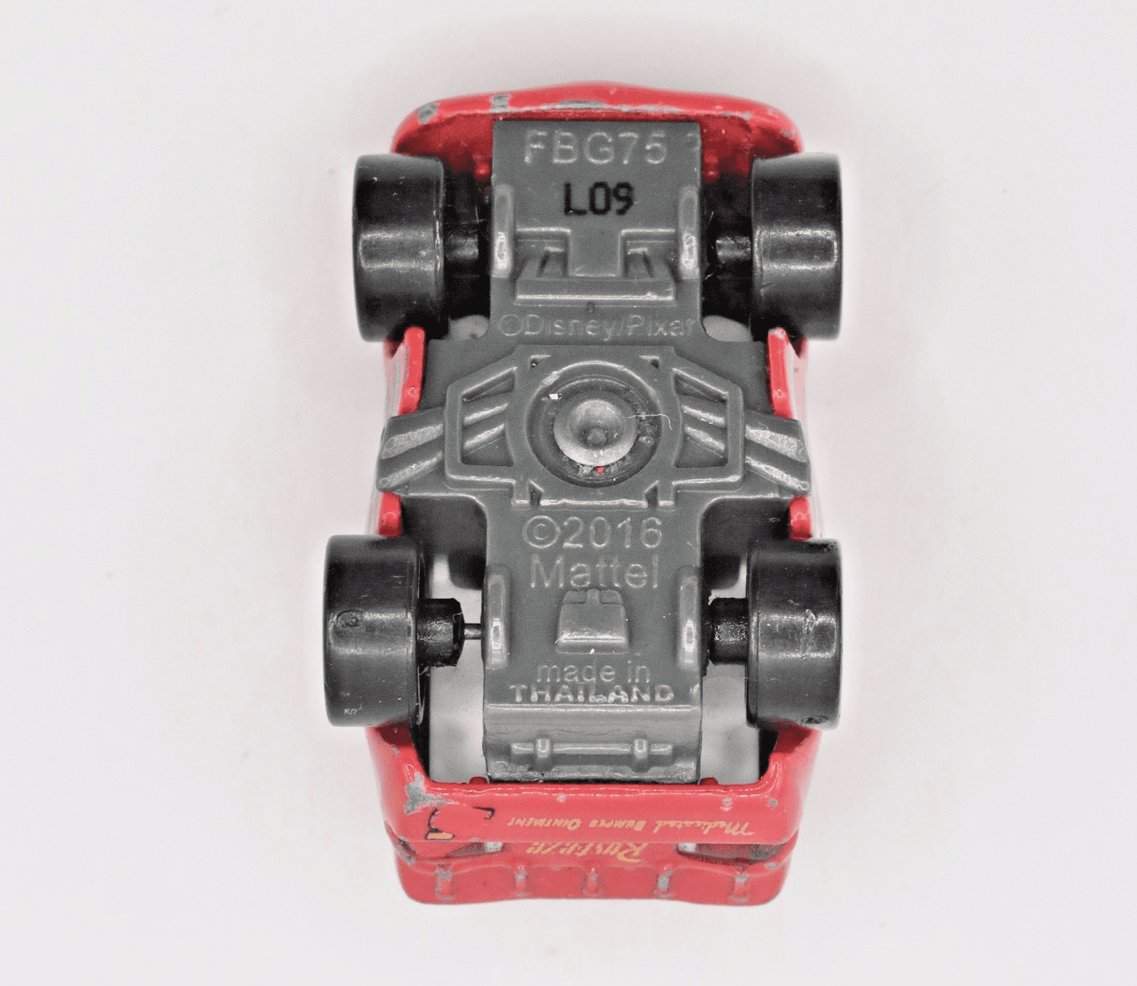 Disney Pixar Cars ~ Mini Racers ~ LIGHTNING MCQUEEN #95 Rust-eze 1:100 - Thumbnail 6