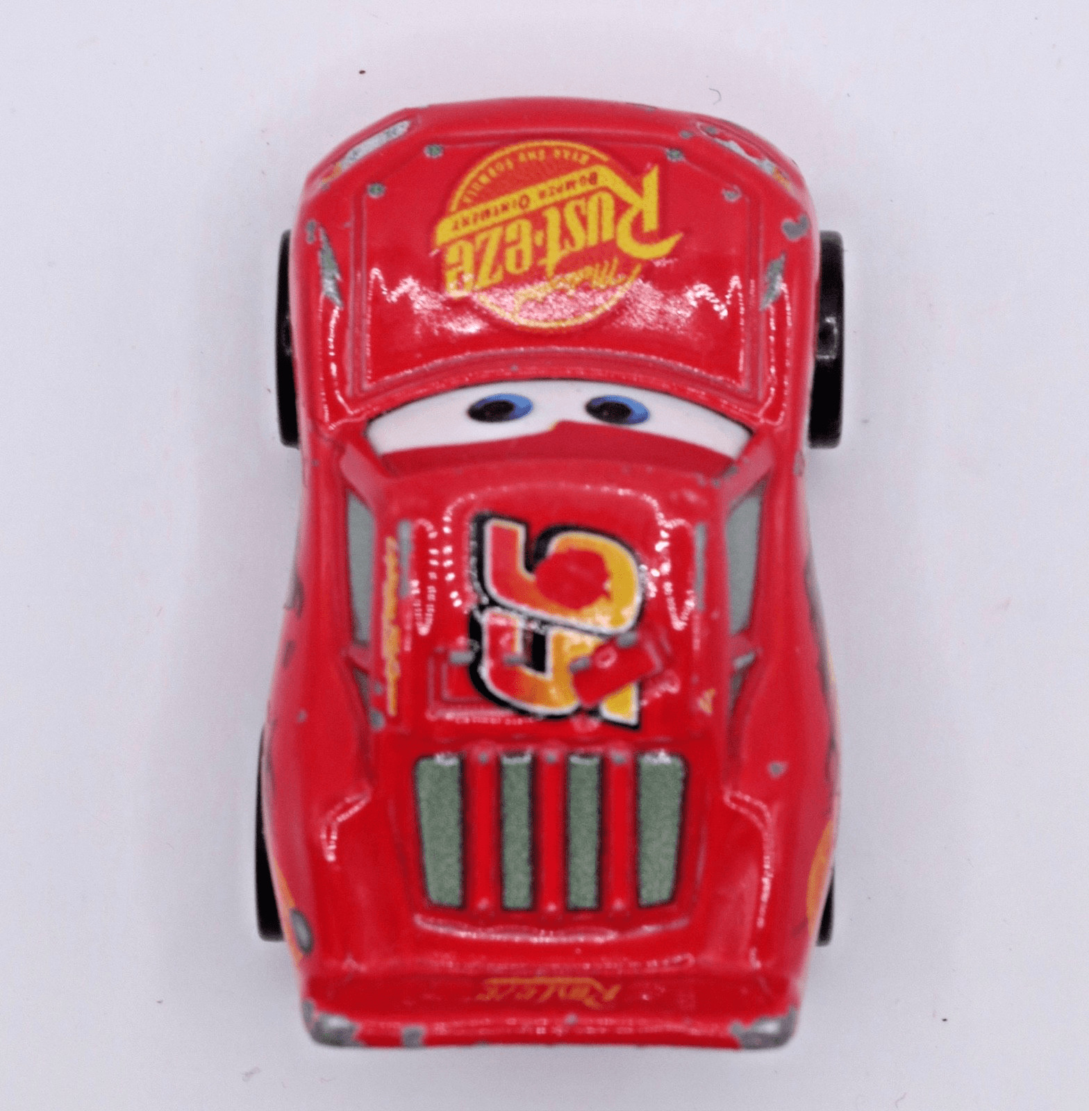 Disney Pixar Cars ~ Mini Racers ~ LIGHTNING MCQUEEN #95 Rust-eze 1:100 - Thumbnail 5