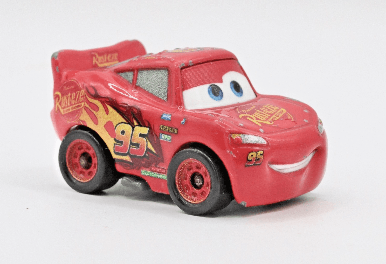 Disney Pixar Cars ~ Mini Racers ~ LIGHTNING MCQUEEN #95 Rust-eze 1:100