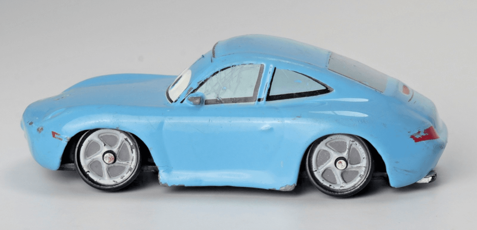 Disney Pixar Cars ~ SALLY CARRERA ~ Blue Porsche 911 ~ 1:55 Diecast - Thumbnail 4