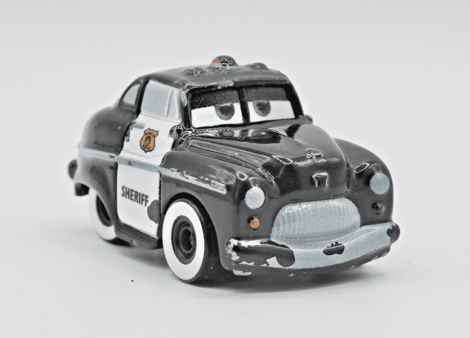 Disney Pixar Cars ~ Mini Racers ~ SHERIFF ~ 1:100 Diecast Mercury Police Toy