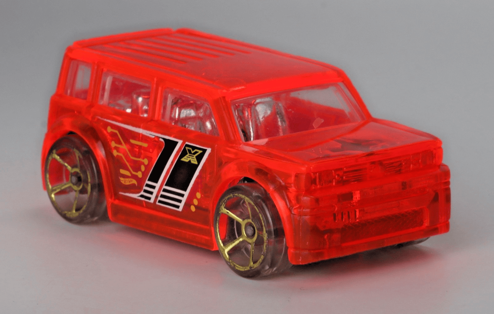 Hot Wheels ~ 2004 SCION XB 053 ~ Translucent Orange