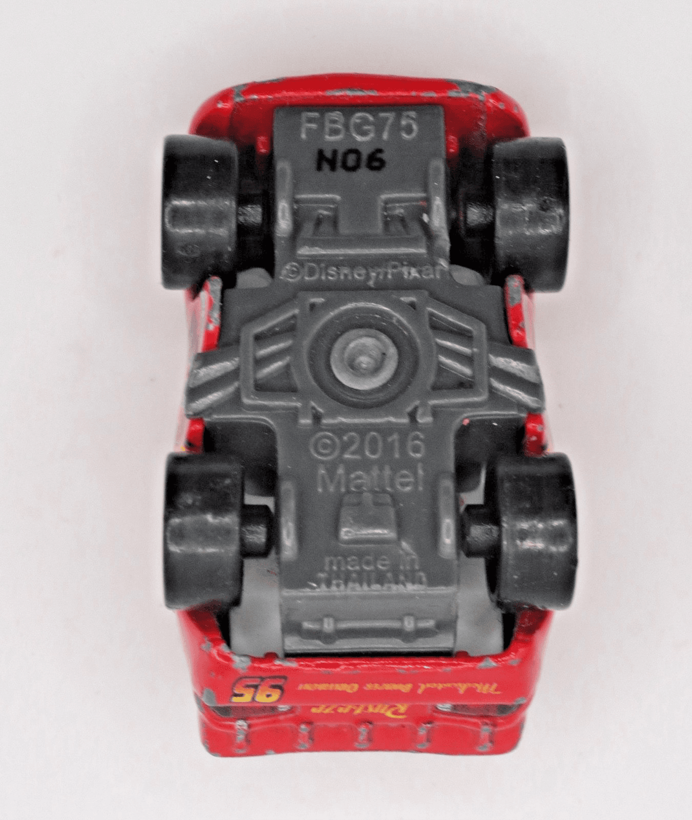 Disney Pixar Cars ~ Mini Racers ~ LIGHTNING MCQUEEN #95 Rust-eze 1:100 - Thumbnail 6