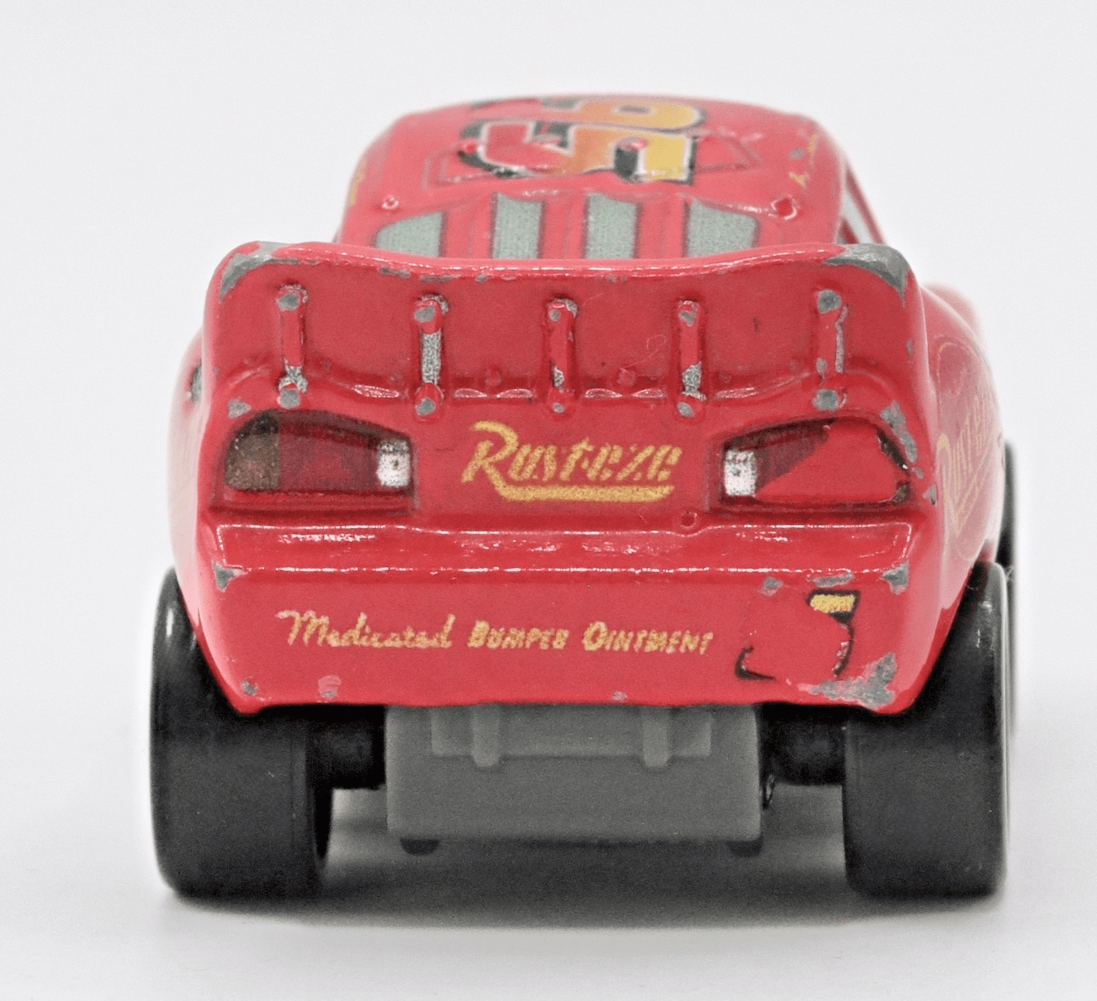 Disney Pixar Cars ~ Mini Racers ~ LIGHTNING MCQUEEN #95 Rust-eze 1:100 - Thumbnail 4