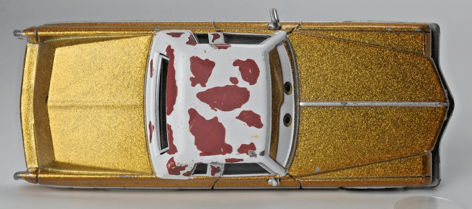 Disney Pixar Cars ~ TEX DINOCO ~ Gold 1975 Cadillac Coupe DeVille Diecast 1:55 - Thumbnail 7