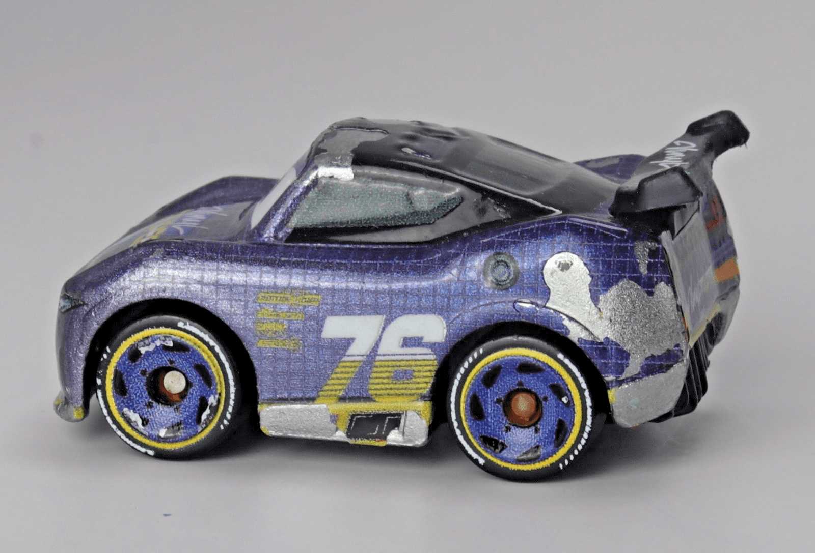 Disney Pixar Cars ~ Mini Racers ~ WILL RUSCH #76 / Vinyl Toupee ~ Diecast - Thumbnail 7
