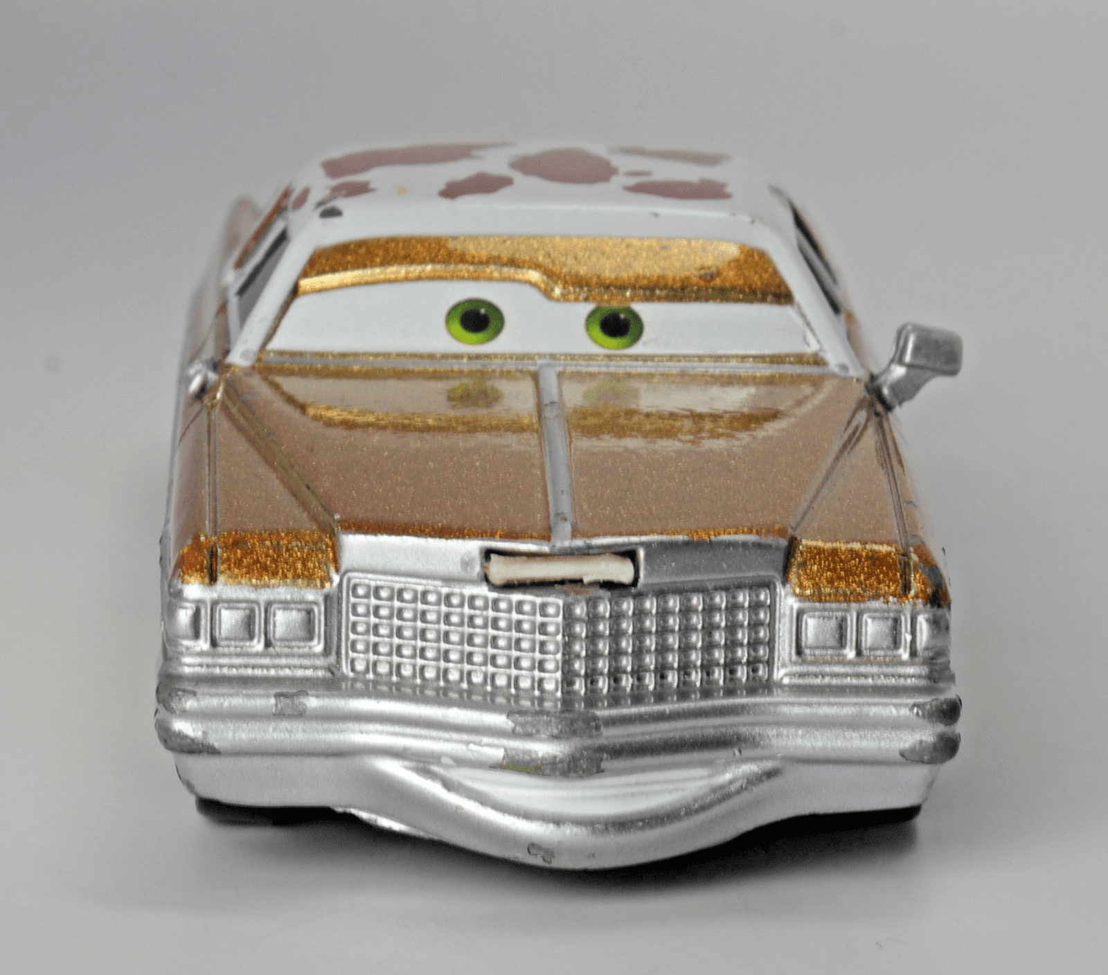 Disney Pixar Cars ~ TEX DINOCO ~ Gold 1975 Cadillac Coupe DeVille Diecast 1:55 - Thumbnail 9