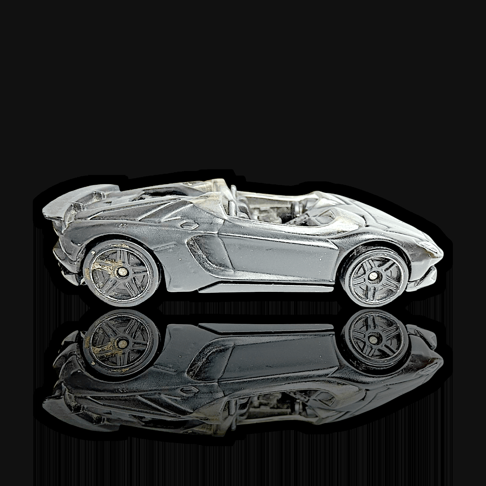 Hot Wheels 2013 LAMBORGHINI AVENTADOR J Coupe ~ Black Diecast 1/64