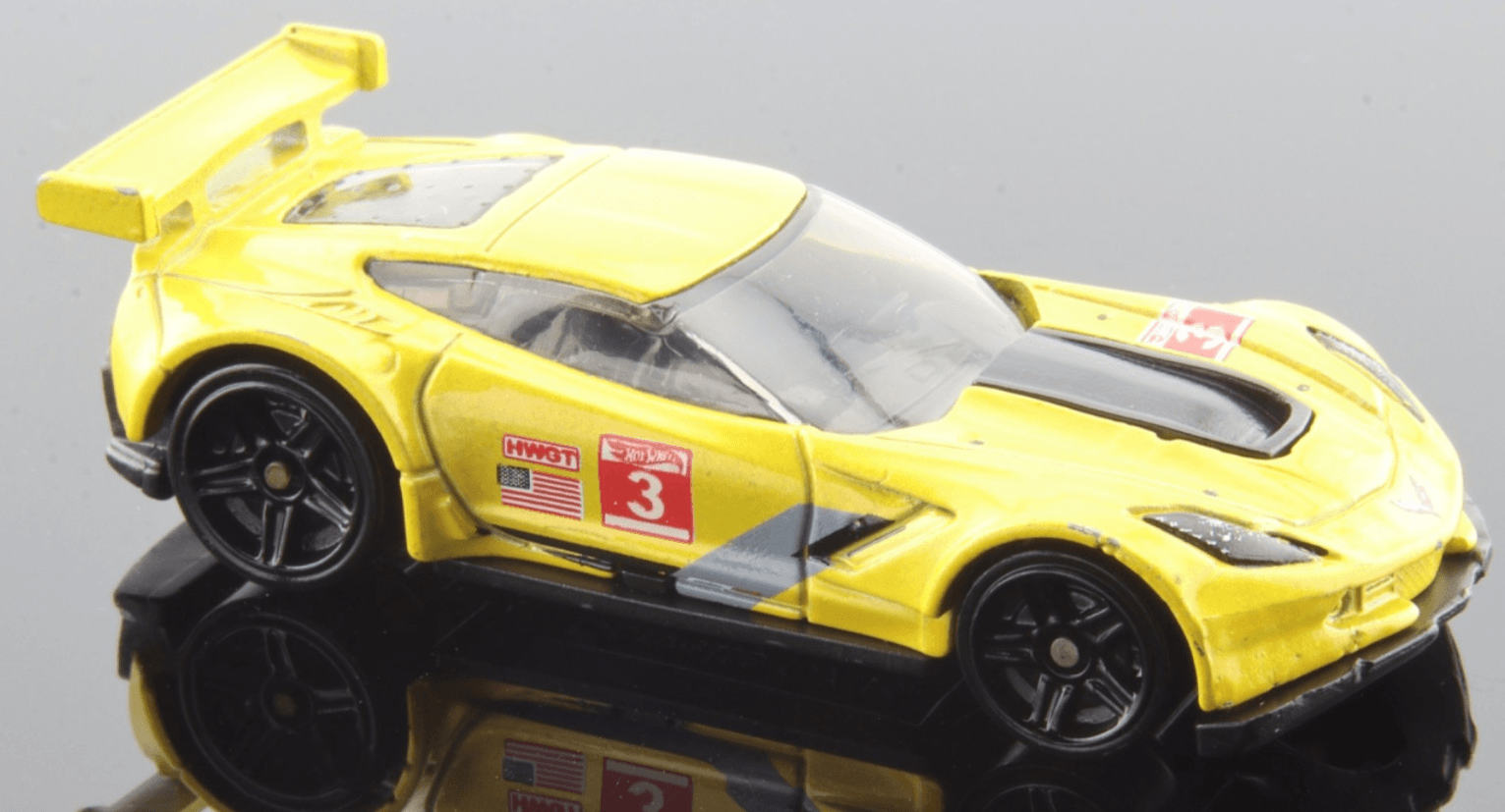 2015 Hot Wheels Race: World Race ~ CORVETTE C7.R (10/10) ~ Collector # 155/250