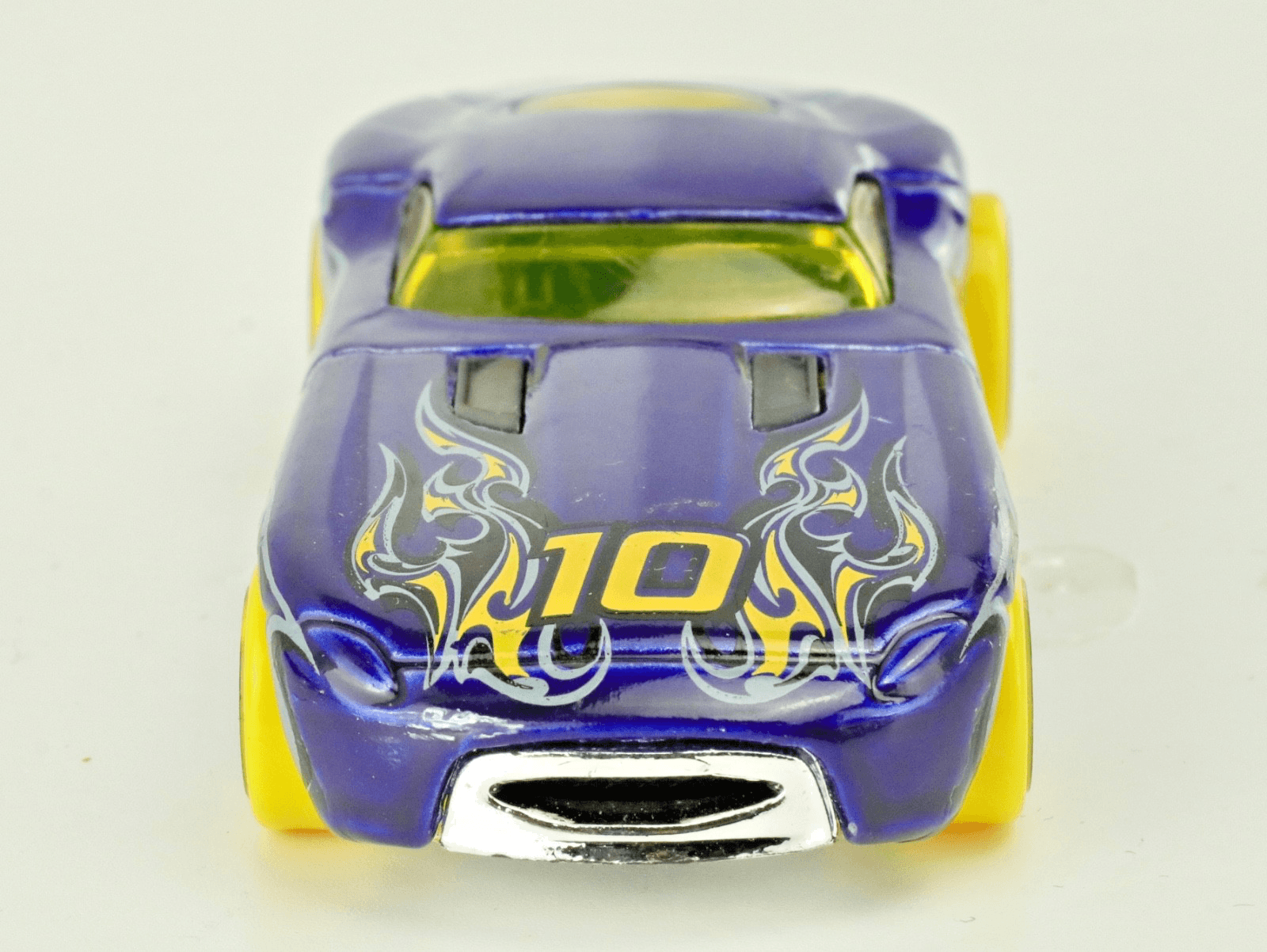 2008 Hot Wheels ~ FAST FELION ~ VOLCANO CIRCUIT #10 ~ 1:64 ~ Blue ~ Diecast - Thumbnail 7