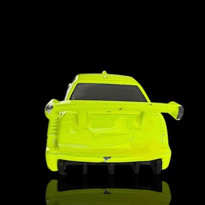 Hot Wheels 2009 Yellow Amazoom - Thumbnail 3