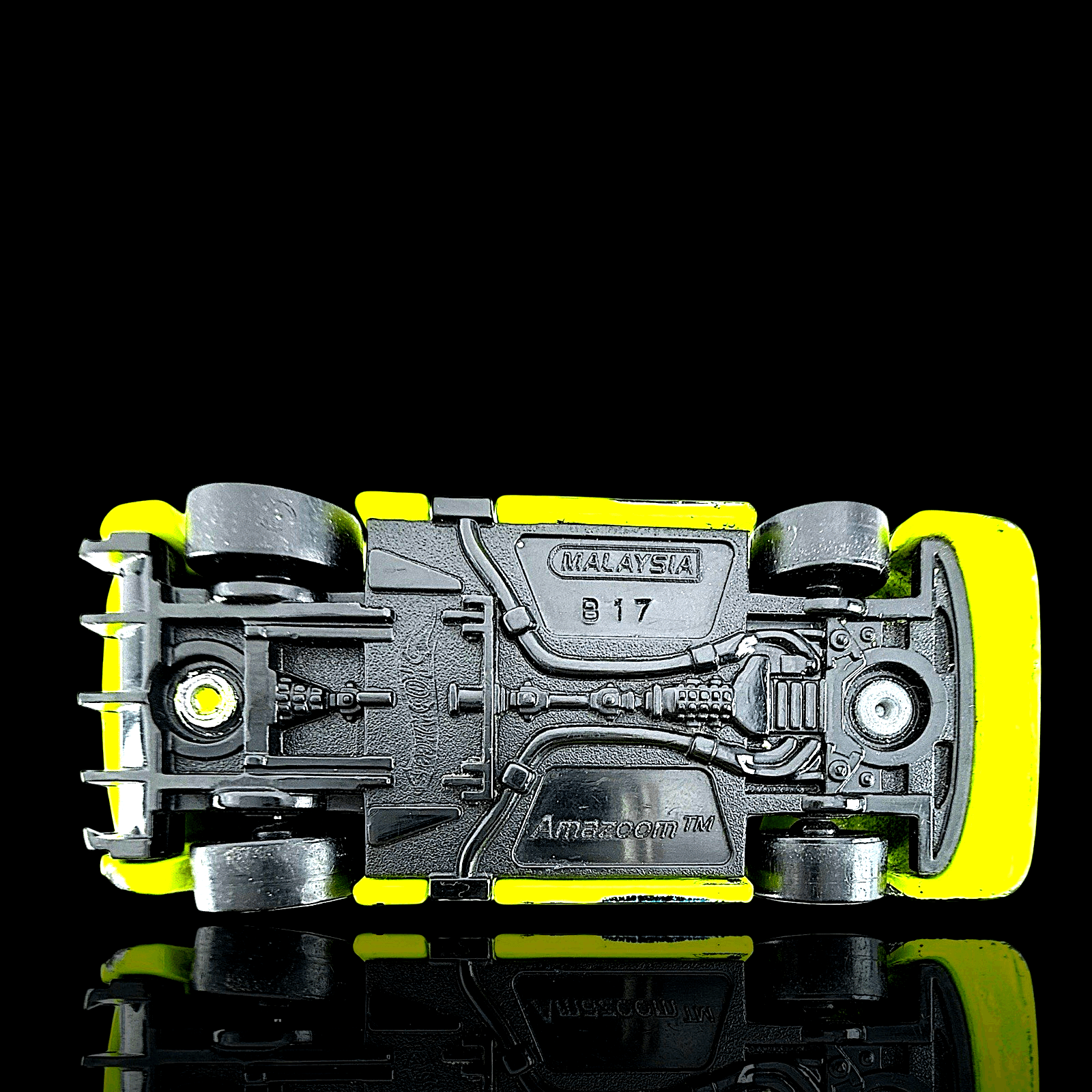Hot Wheels 2009 Yellow Amazoom - Thumbnail 6