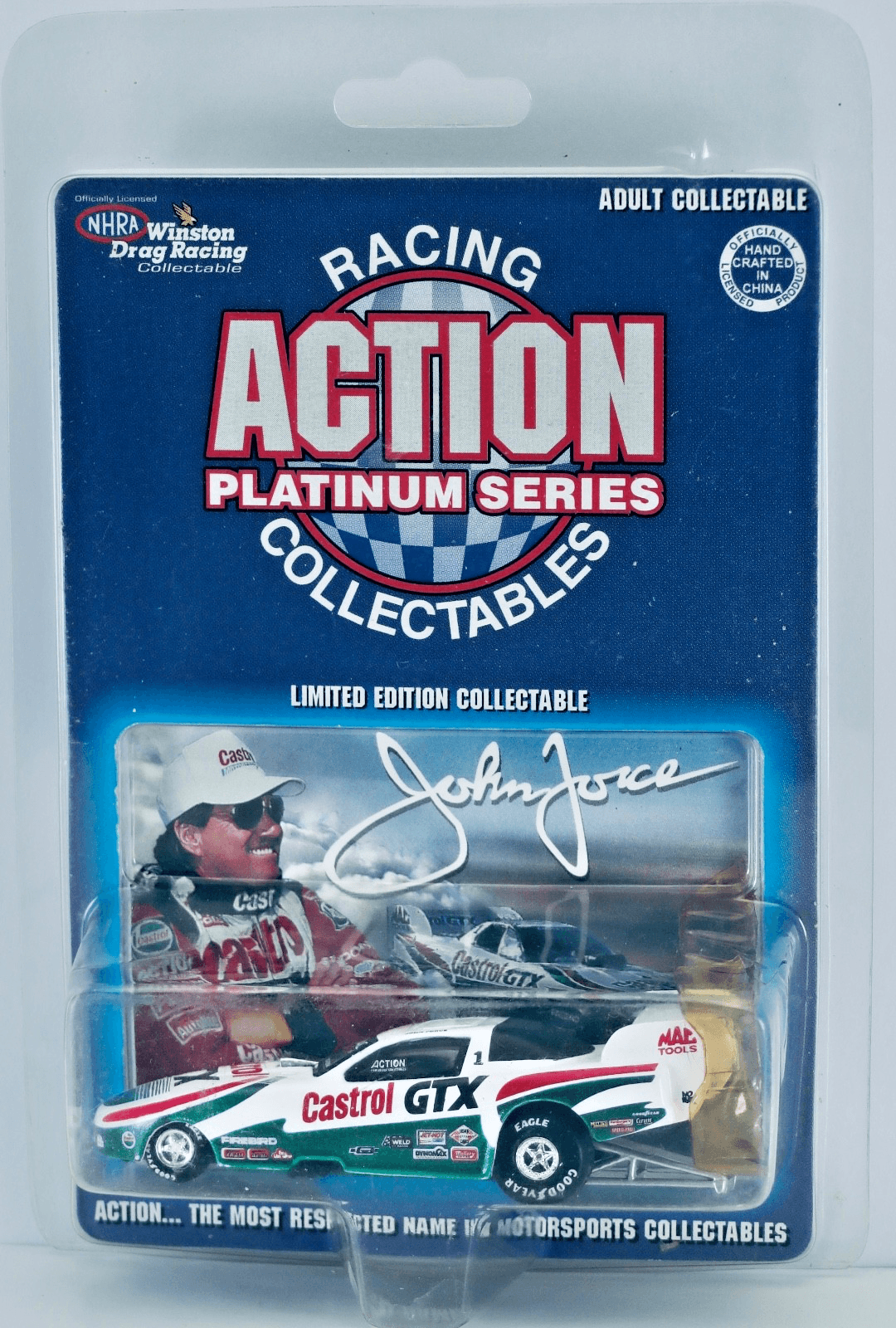 Action ~ John Force Castrol GTX 1996 PONTIAC FIREBIRD ~ Funny Car 1:64 NHRA