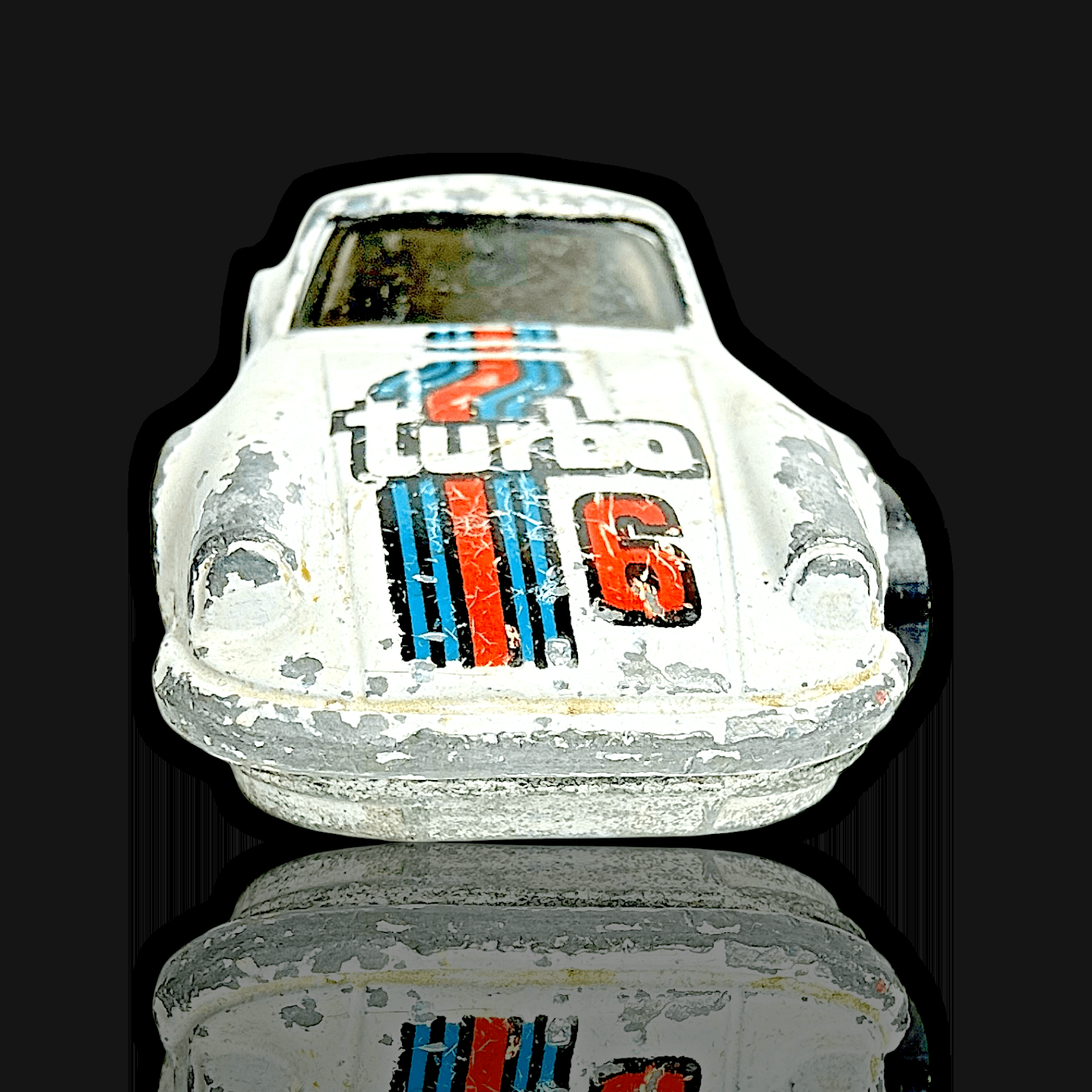 Hot Wheels 1974 PORSCHE P-911 TURBO ~ VINTAGE ~ White ~ Diecast - Thumbnail 4