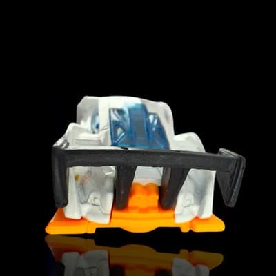 HOT WHEELS 2016 SUPER BLITZEN ~ White ~ From Track Builder 5-pack - Thumbnail 4