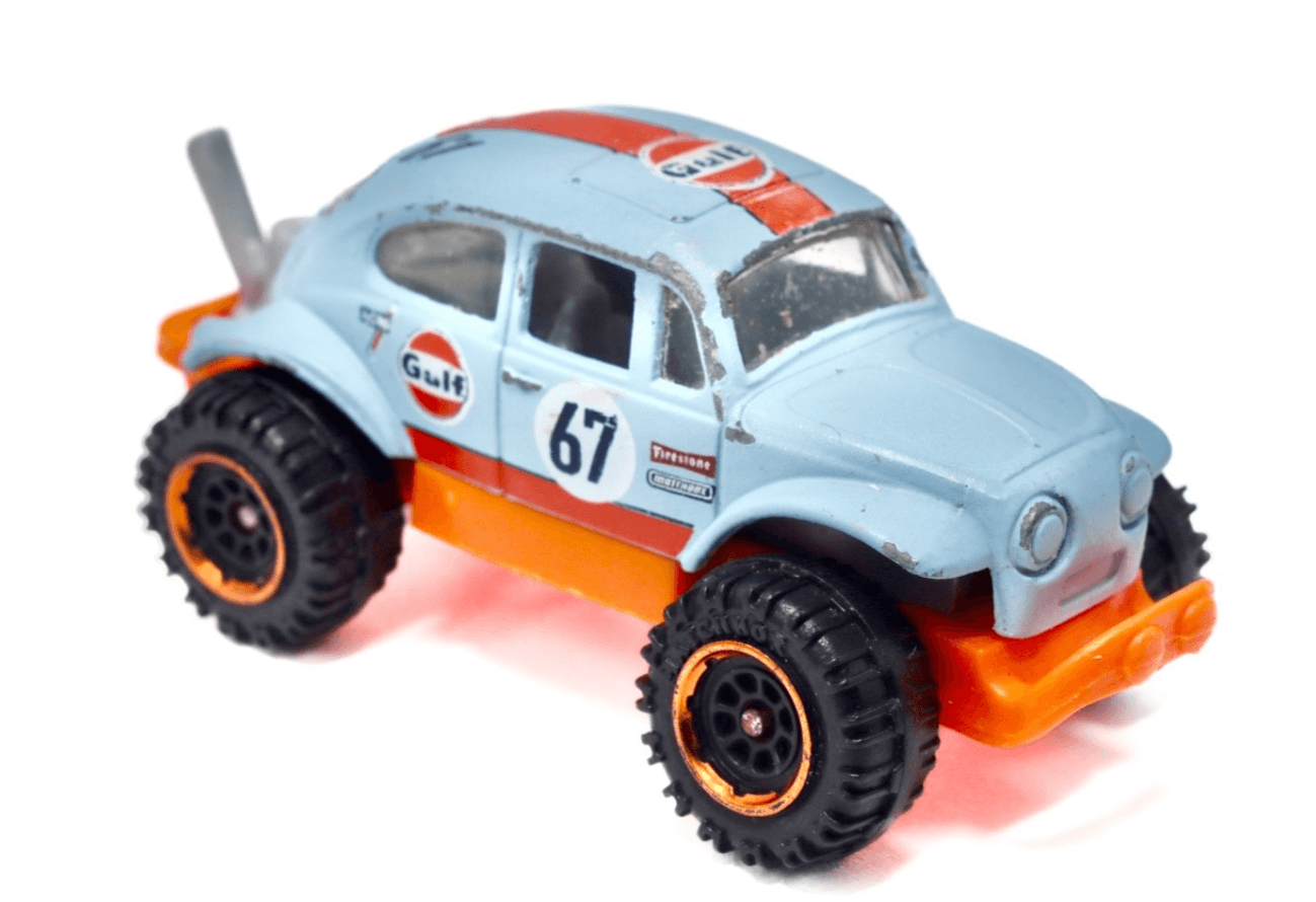 2019 Matchbox ~ VOLKSWAGEN BEETLE 4x4 ~ Gulf #67 Diecast 1:57