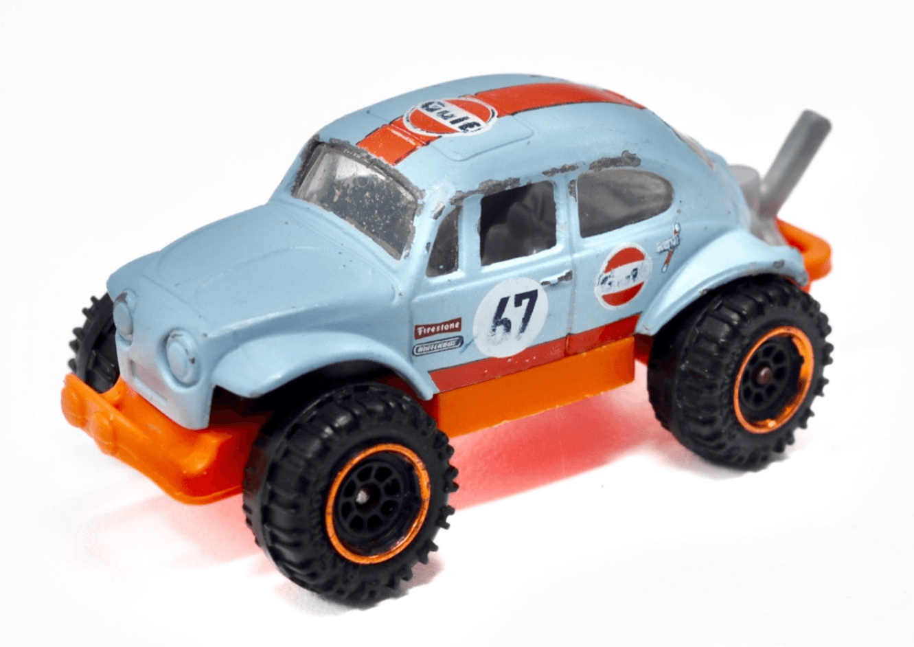 2019 Matchbox ~ VOLKSWAGEN BEETLE 4x4 ~ Gulf #67 Diecast 1:57 - Thumbnail 2