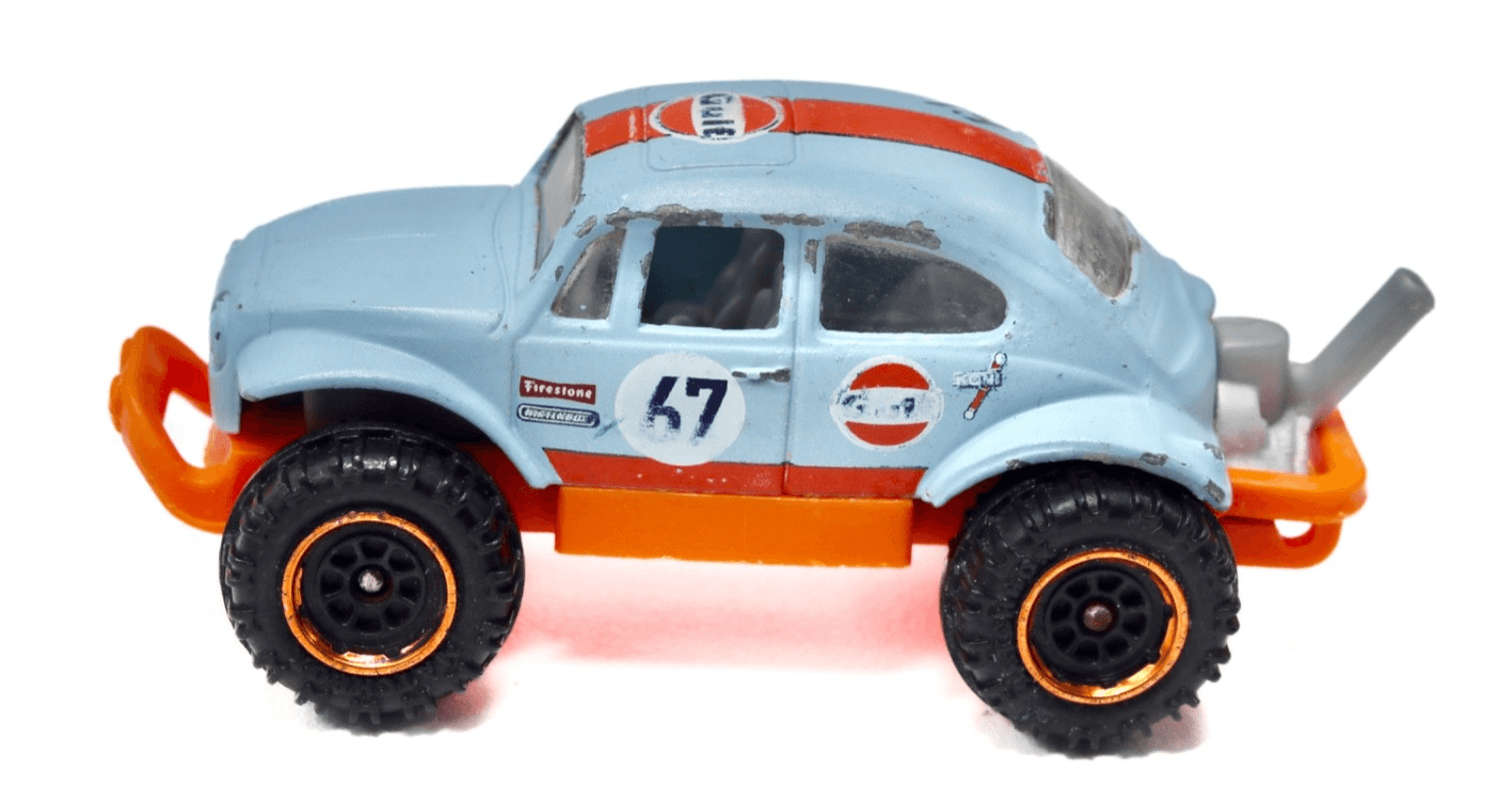 2019 Matchbox ~ VOLKSWAGEN BEETLE 4x4 ~ Gulf #67 Diecast 1:57 - Thumbnail 4