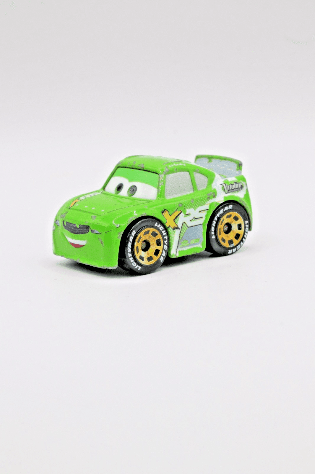 Disney Pixar Cars ~ Mini Racers ~ XRS BRICK YARDLEY #24 ~ Vitoline Diecast 1:100 - Thumbnail 2