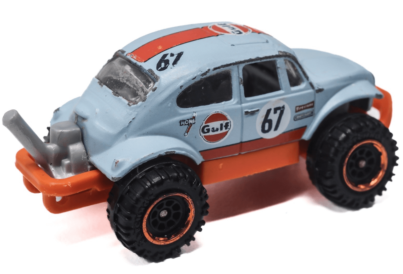2019 Matchbox ~ VOLKSWAGEN BEETLE 4x4 ~ Gulf #67 Diecast 1:57 - Thumbnail 5