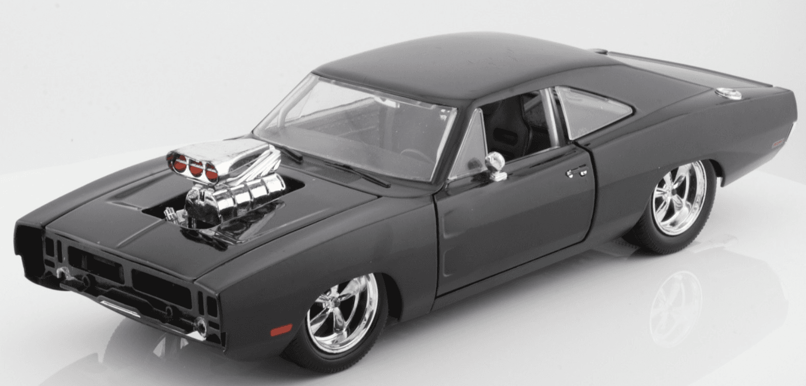 Jada Toys ~ 1970 DODGE CHARGER R/T Street Edition ~ Fast Furious Dom's ~ 1/24 - Thumbnail 2