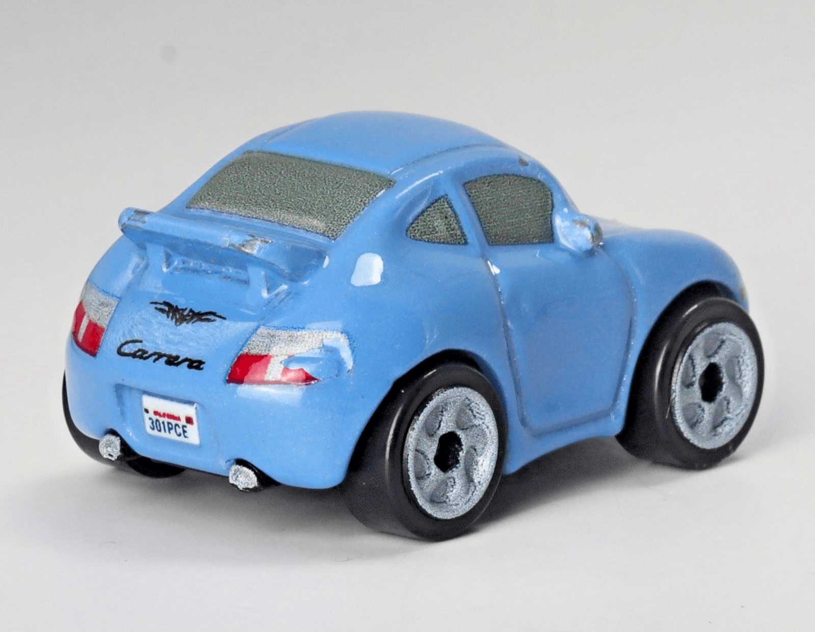 Disney Pixar Cars ~ Mini Racers ~ SALLY CARRERA PORSCHE 911 ~ Blue Diecast - Thumbnail 4