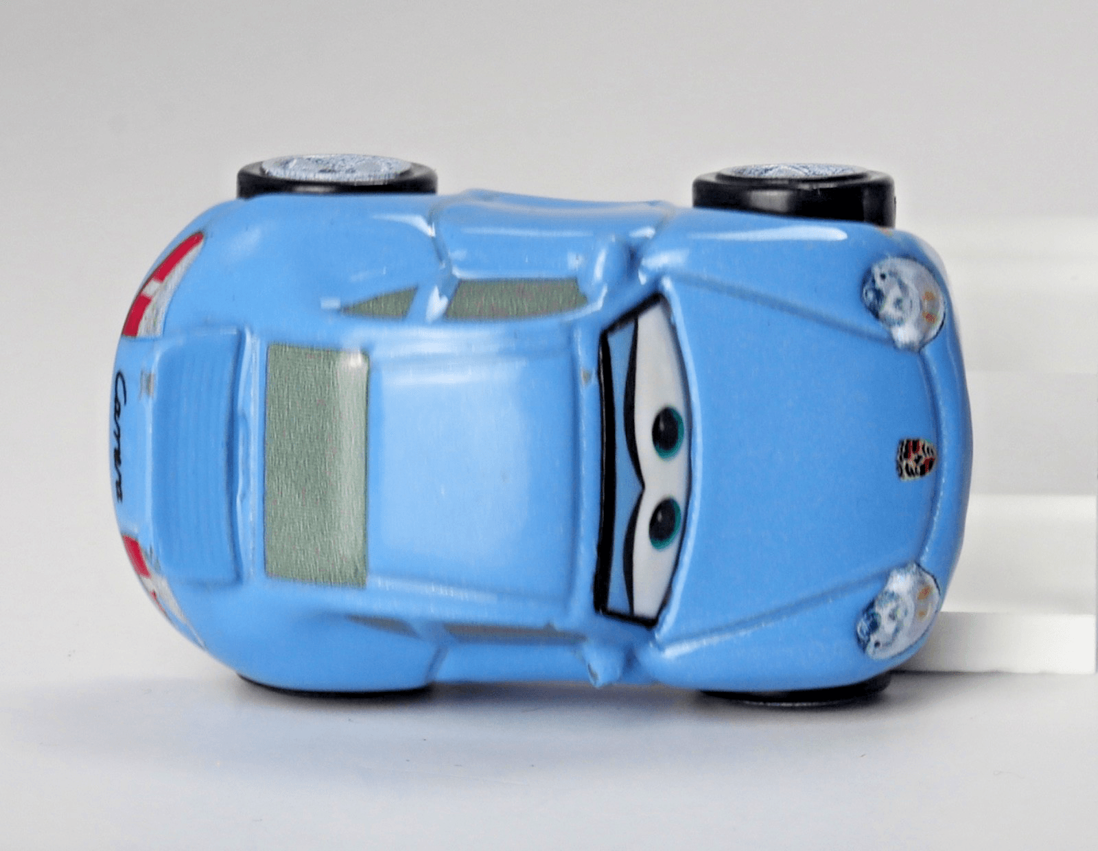 Disney Pixar Cars ~ Mini Racers ~ SALLY CARRERA PORSCHE 911 ~ Blue Diecast - Thumbnail 3