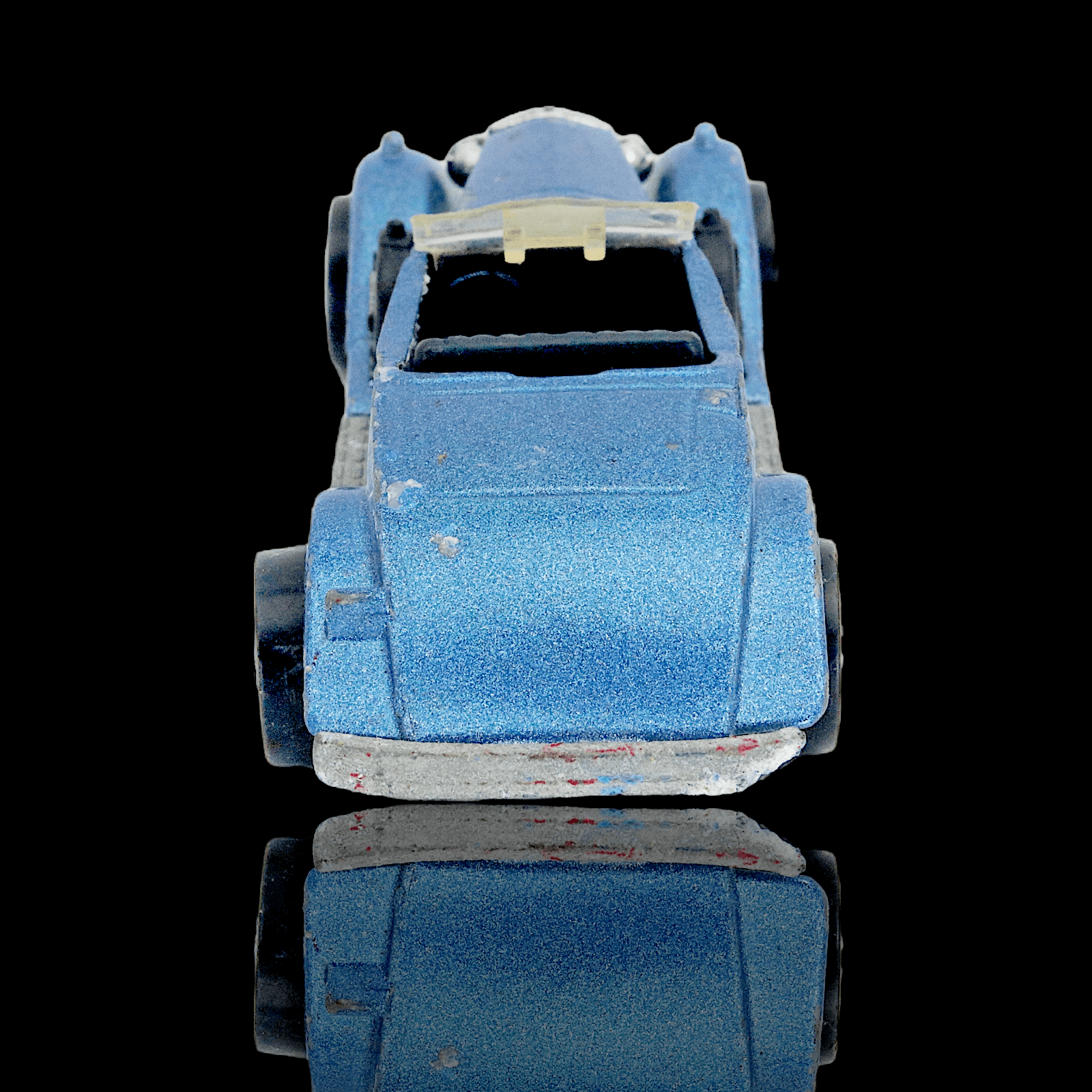 Hot Wheels 1982 ROLLS ROYCE PHANTOM II ~ Blue Metal Flake ~ Whitewalls ~ 1/64 - Thumbnail 3