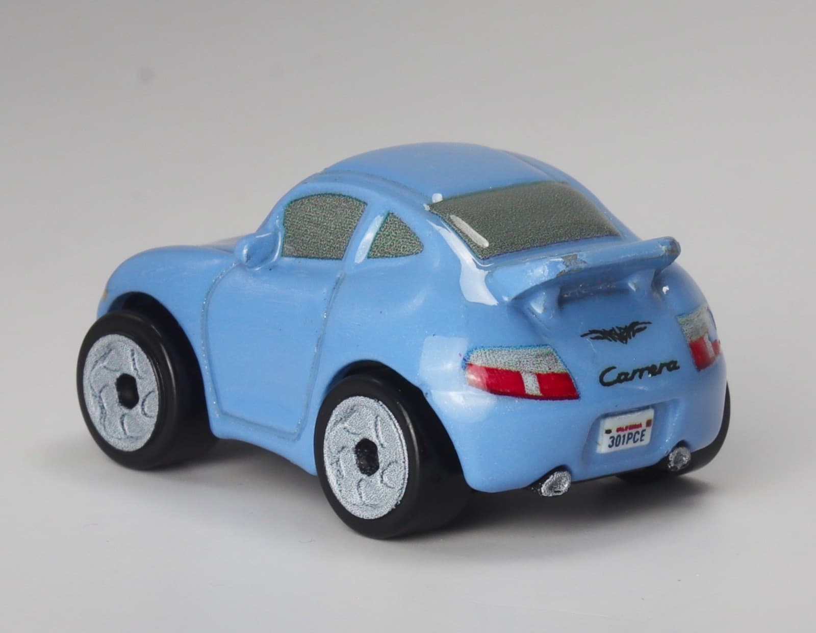 Disney Pixar Cars ~ Mini Racers ~ SALLY CARRERA PORSCHE 911 ~ Blue Diecast - Thumbnail 5
