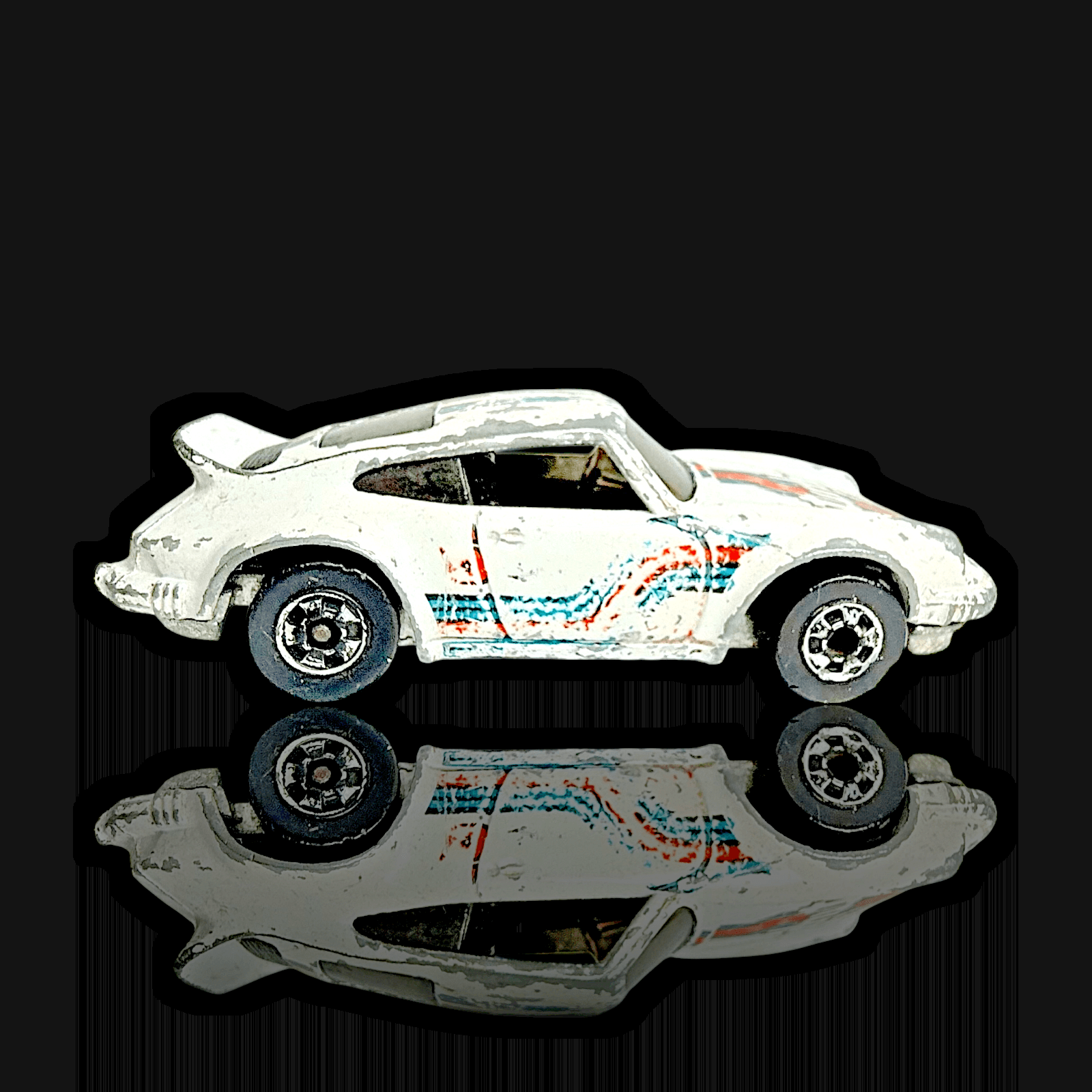 Hot Wheels 1974 PORSCHE P-911 TURBO ~ VINTAGE ~ White ~ Diecast
