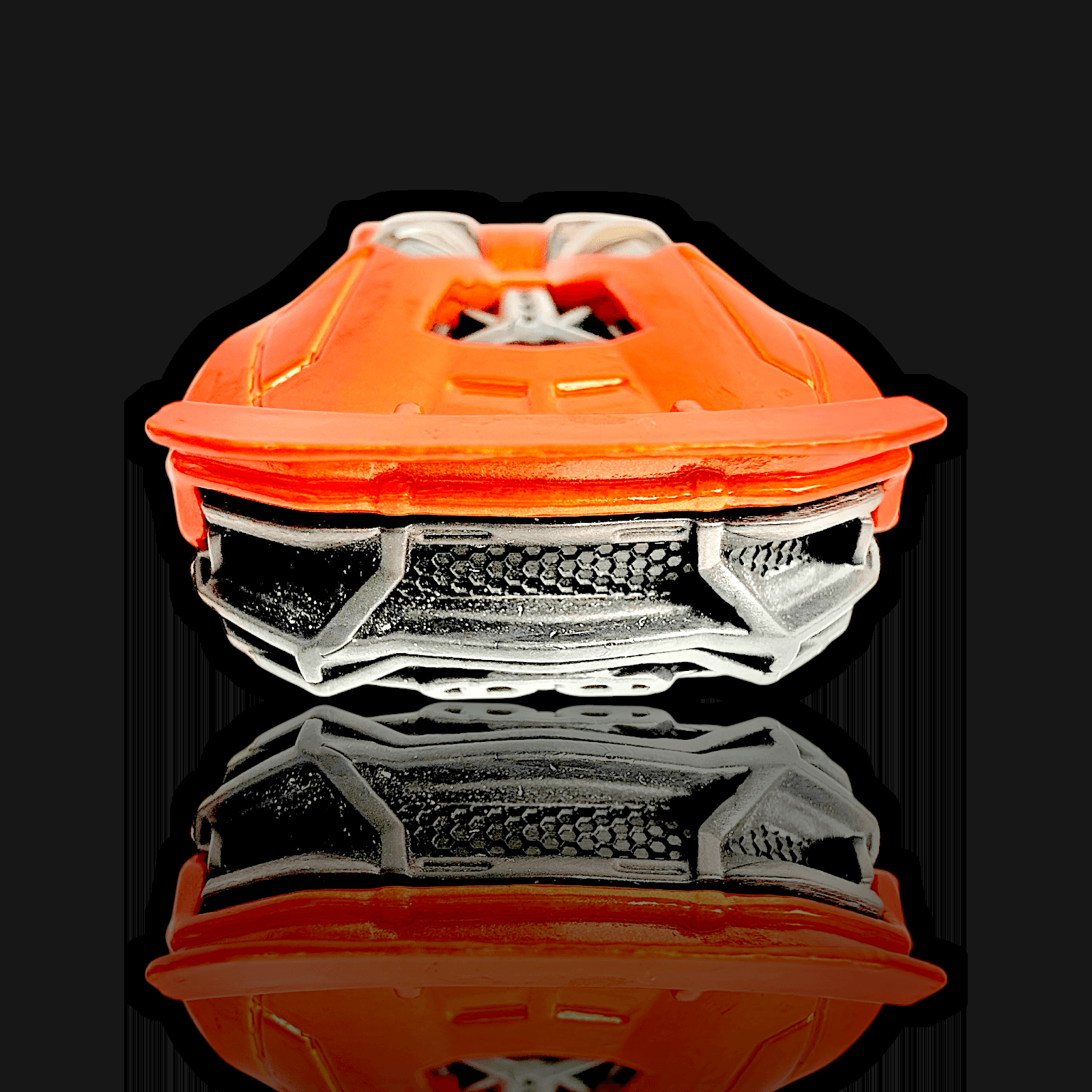 Hot Wheels 2019 LAMBORGHINI AVENTADOR J ~ Orange w/Black Stripes HW Exotics - Thumbnail 5