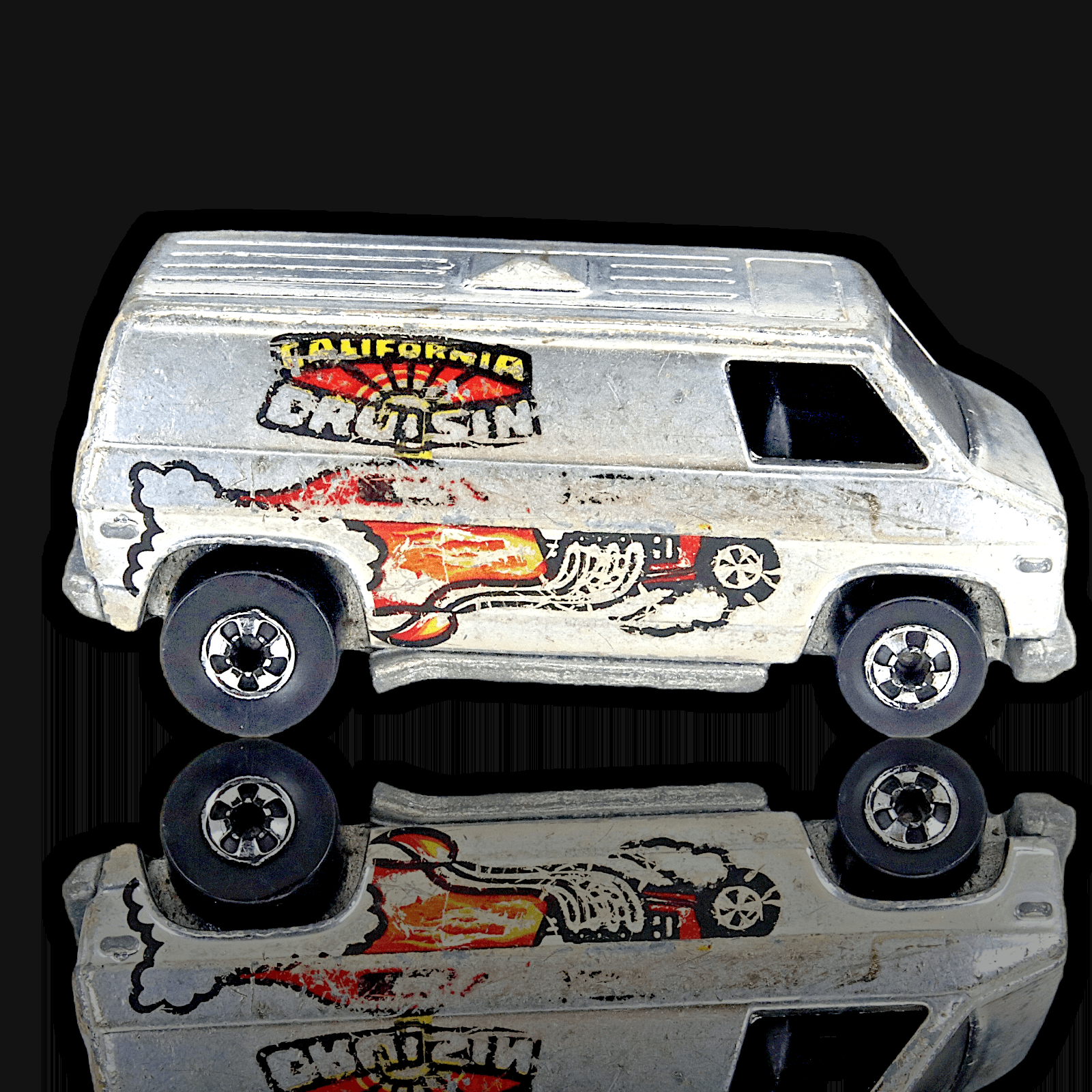 Hot Wheels 1974 CALIFORNIA CRUSIN SUPER VAN ~ Blackwall ~ Chrome ~ 1/64