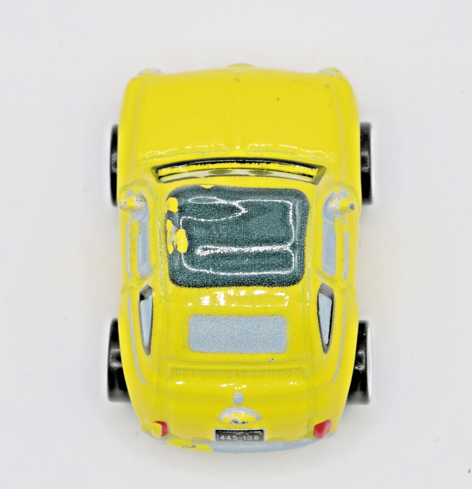 Disney Pixar Cars ~ Mini Racers ~ LUIGI ~ Yellow Diecast 1:100 - Thumbnail 5