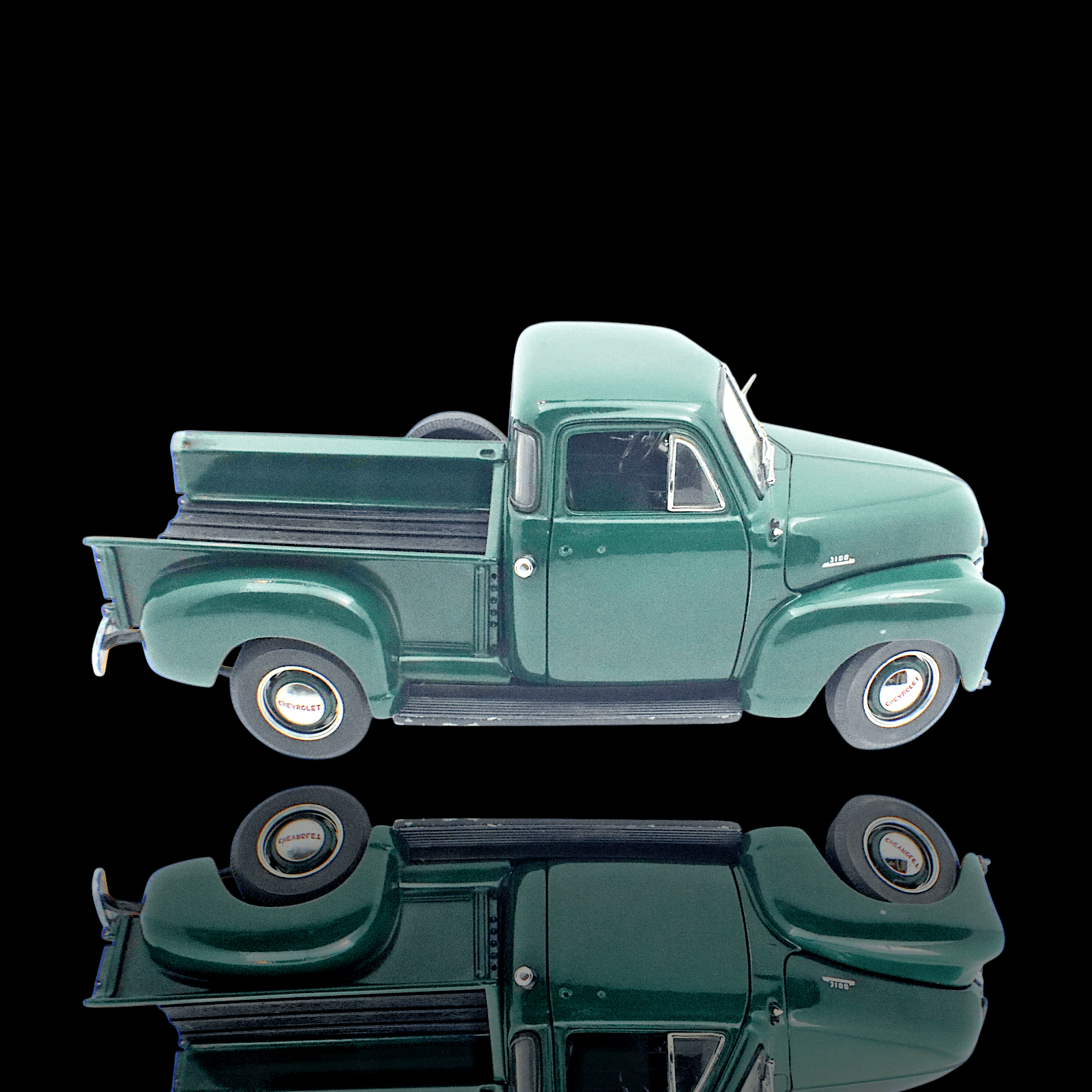 Danbury Mint 1953 CHEVY 3100 PICKUP TRUCK ~ 1:24 ~ Green ~ Diecast