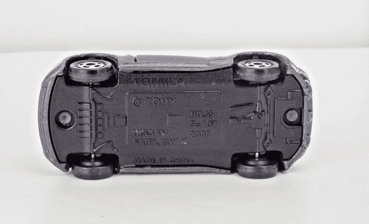 Tomica #55 ~ NISSAN FAIRLADY Z ~ 40th Anniversary ~ 1/57 Gray Diecast Car - Thumbnail 15