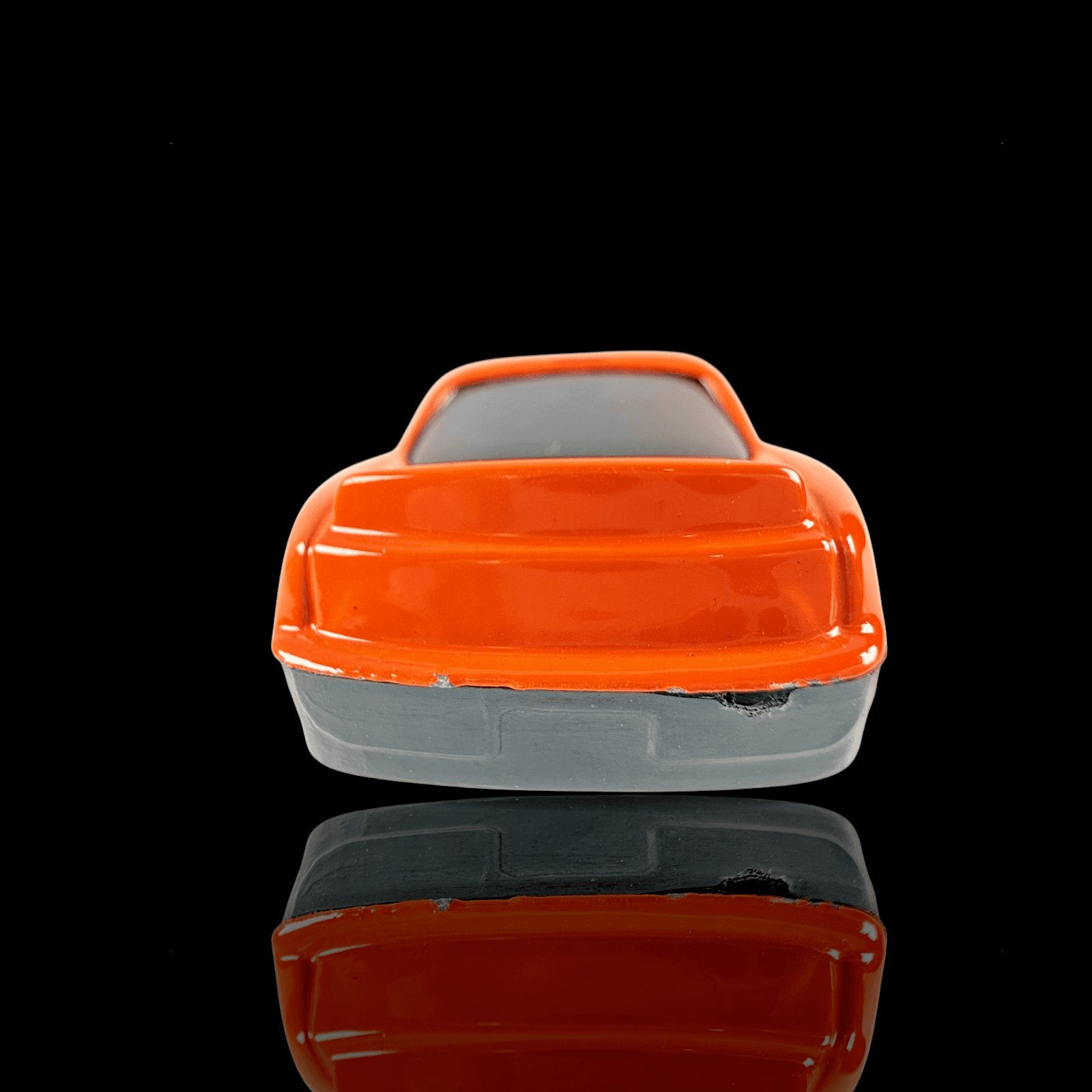 MAZDA RX-7 ~ Orange W/Red and Green Stripe Toy Diecast Car ~ 1:64 - Thumbnail 6