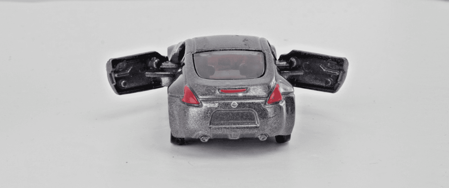 Tomica #55 ~ NISSAN FAIRLADY Z ~ 40th Anniversary ~ 1/57 Gray Diecast Car - Thumbnail 5