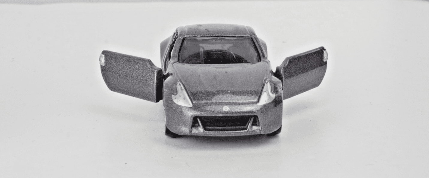 Tomica #55 ~ NISSAN FAIRLADY Z ~ 40th Anniversary ~ 1/57 Gray Diecast Car - Thumbnail 6