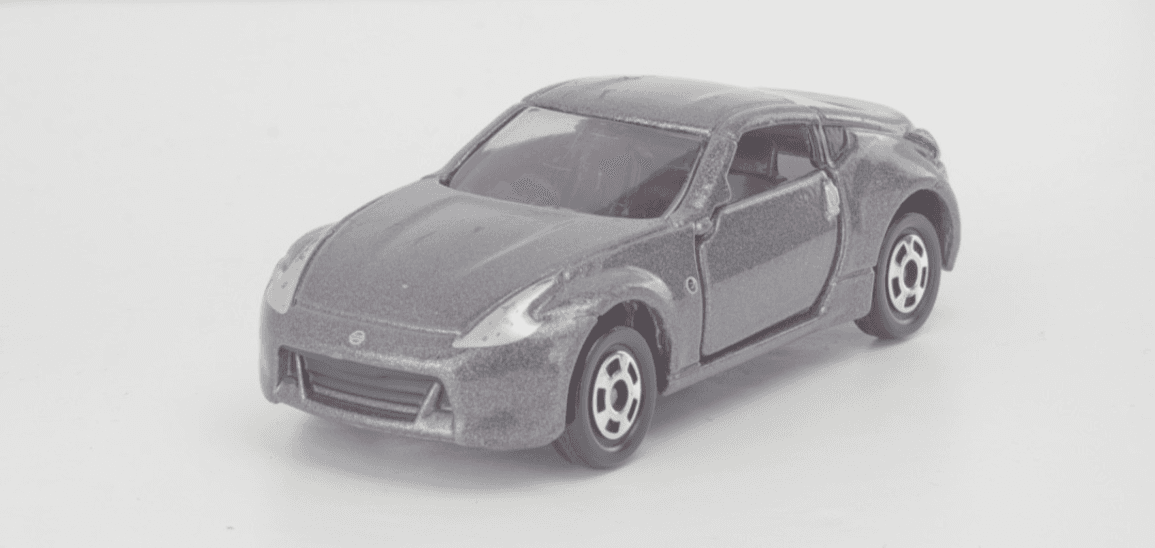 Tomica #55 ~ NISSAN FAIRLADY Z ~ 40th Anniversary ~ 1/57 Gray Diecast Car - Thumbnail 2