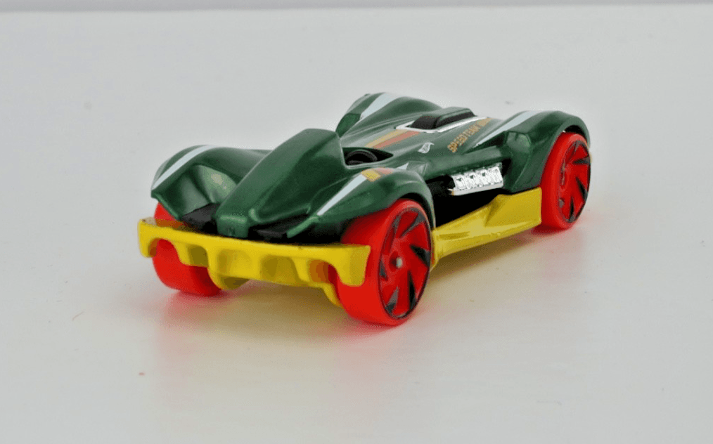 2022 Hot Wheels ~ ROADSTER BITE ~ Green / Yellow ~ HW Speed Team 1/5 ~ 22/250 - Thumbnail 5