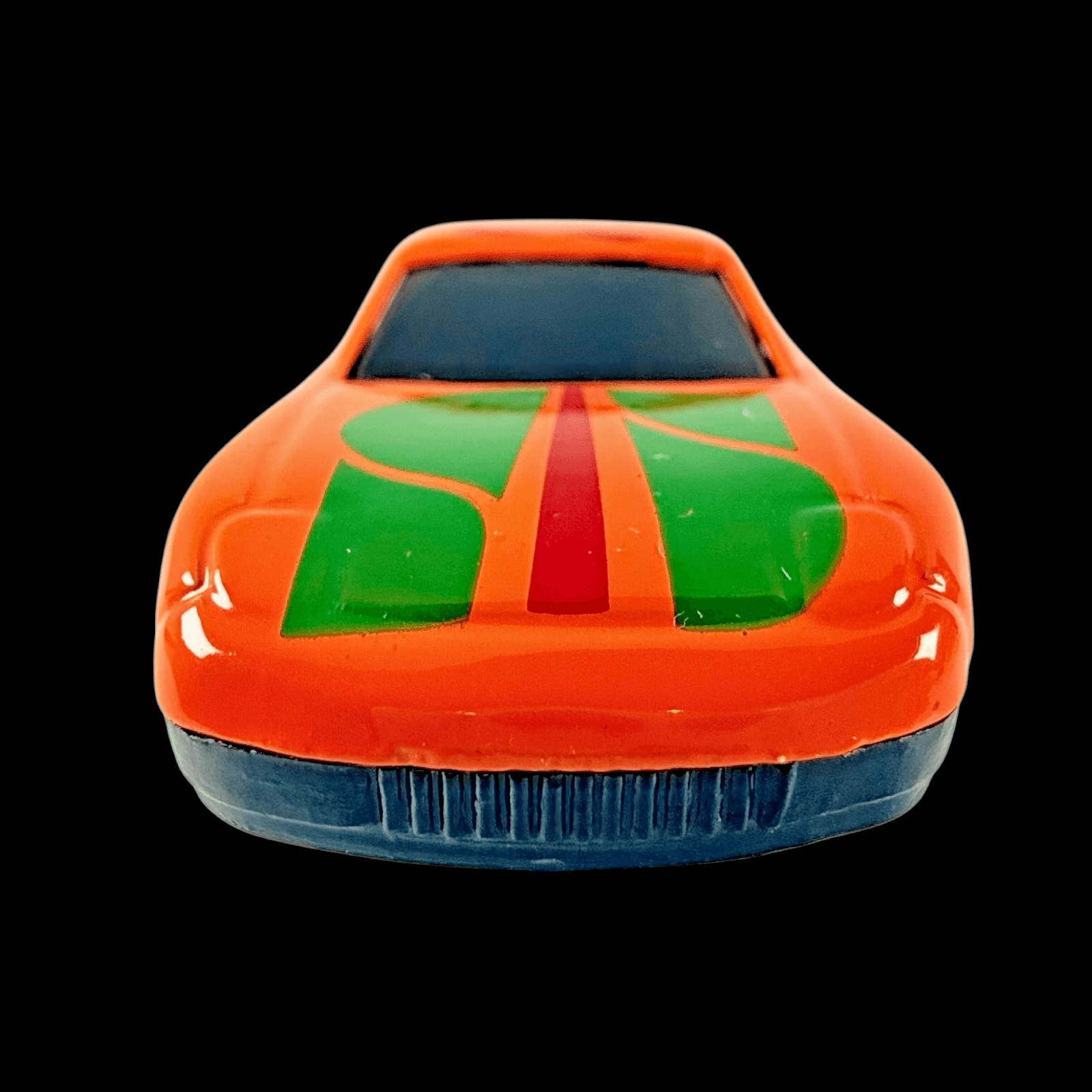 MAZDA RX-7 ~ Orange W/Red and Green Stripe Toy Diecast Car ~ 1:64 - Thumbnail 5