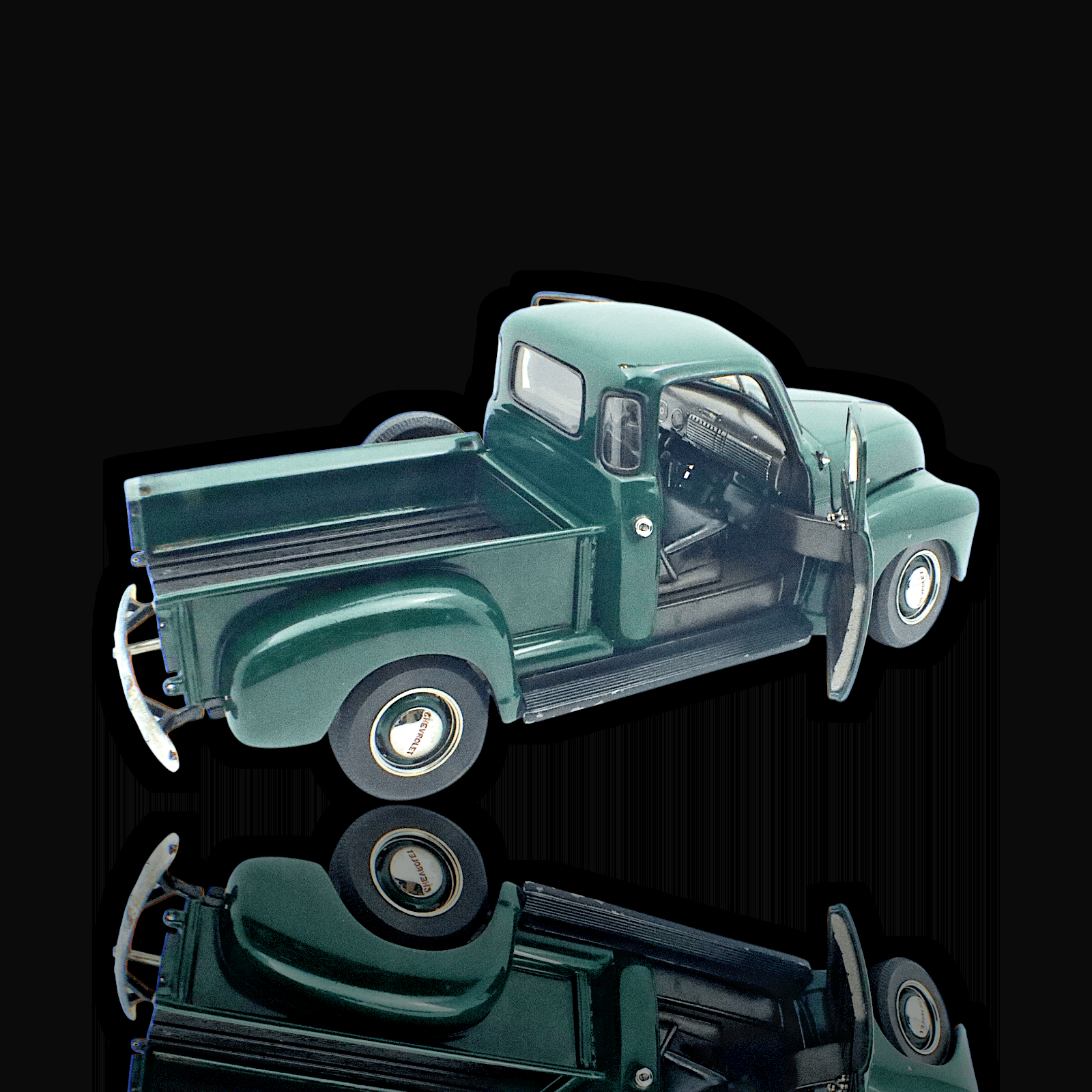 Danbury Mint 1953 CHEVY 3100 PICKUP TRUCK ~ 1:24 ~ Green ~ Diecast - Thumbnail 8