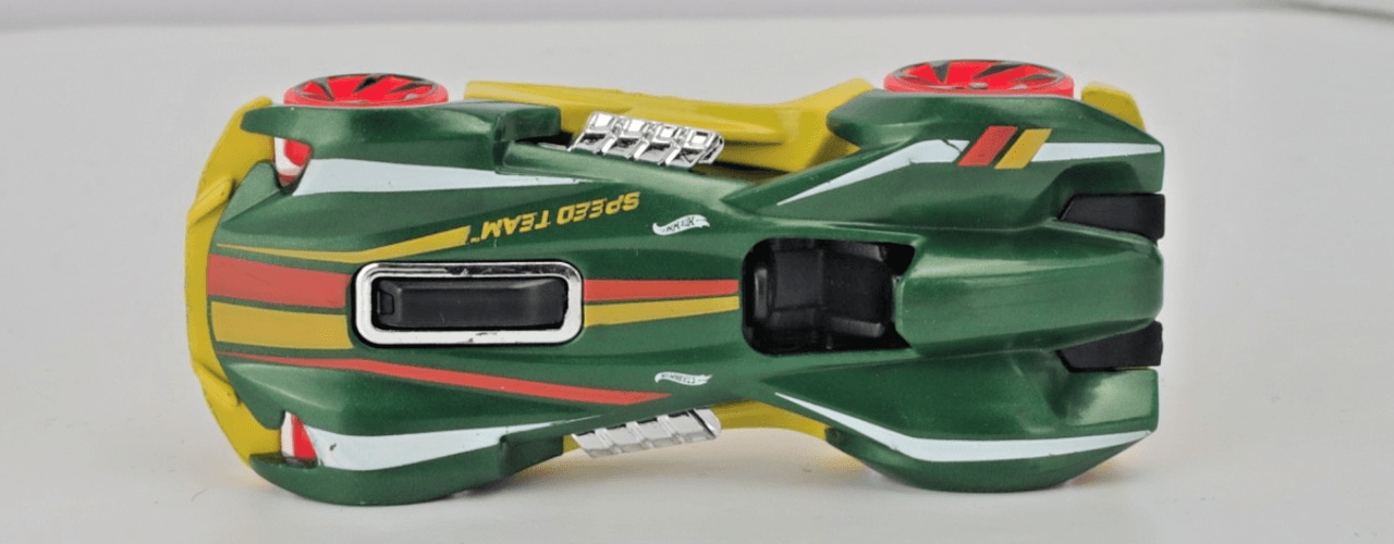 2022 Hot Wheels ~ ROADSTER BITE ~ Green / Yellow ~ HW Speed Team 1/5 ~ 22/250 - Thumbnail 9