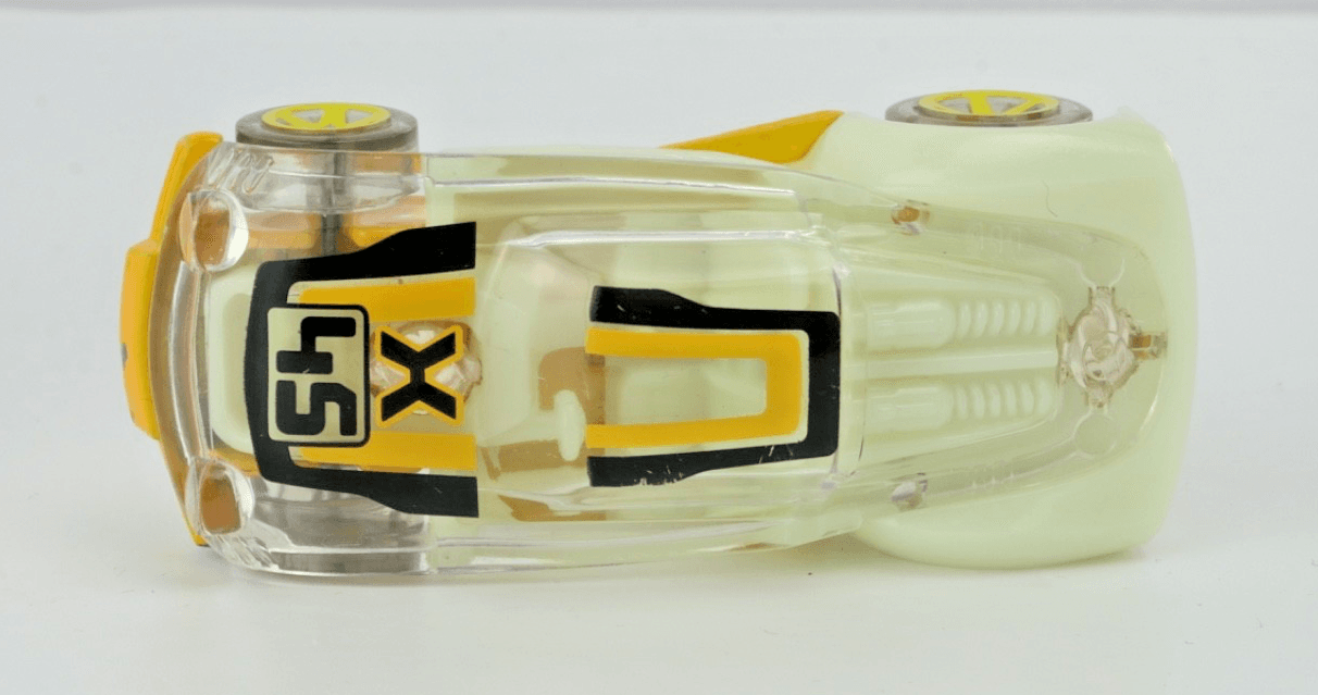 2022 Hot Wheels ~ LIGHTNIN' BUG ~ X-Raycers #218/250 Glow Dark Yellow - Thumbnail 9